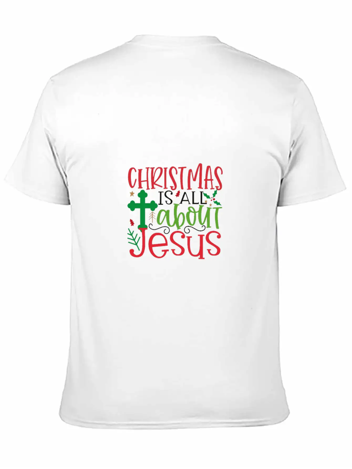 Christmas Is About Jesus Stylish Everyday T-Shirt – Unisex Basic Cotton Tee