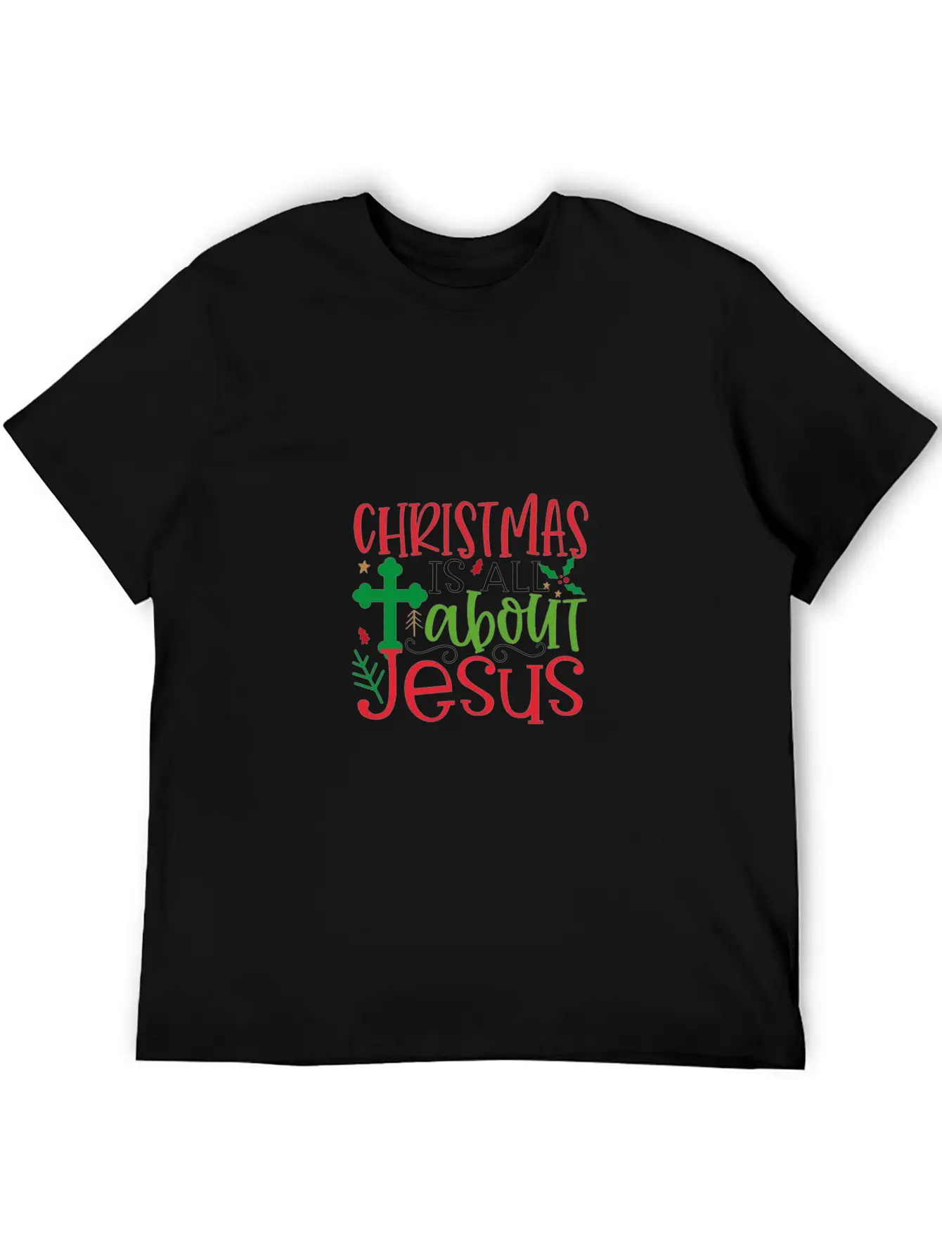 Christmas Is About Jesus Stylish Everyday T-Shirt – Unisex Basic Cotton Tee