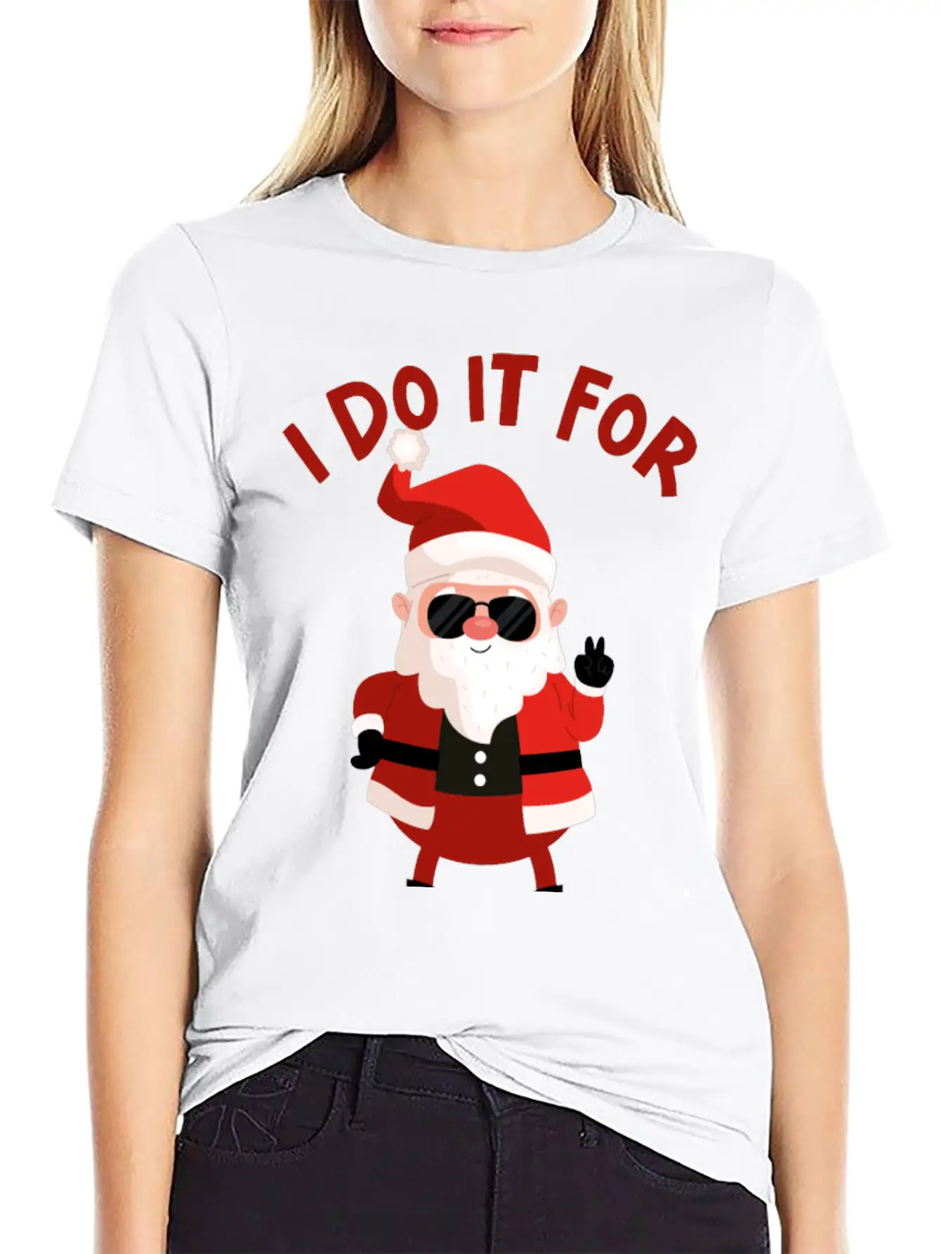 Christmas Santa Claus I Do It For HOs Timeless Short Sleeve Tee – Comfy And Minimalist Design