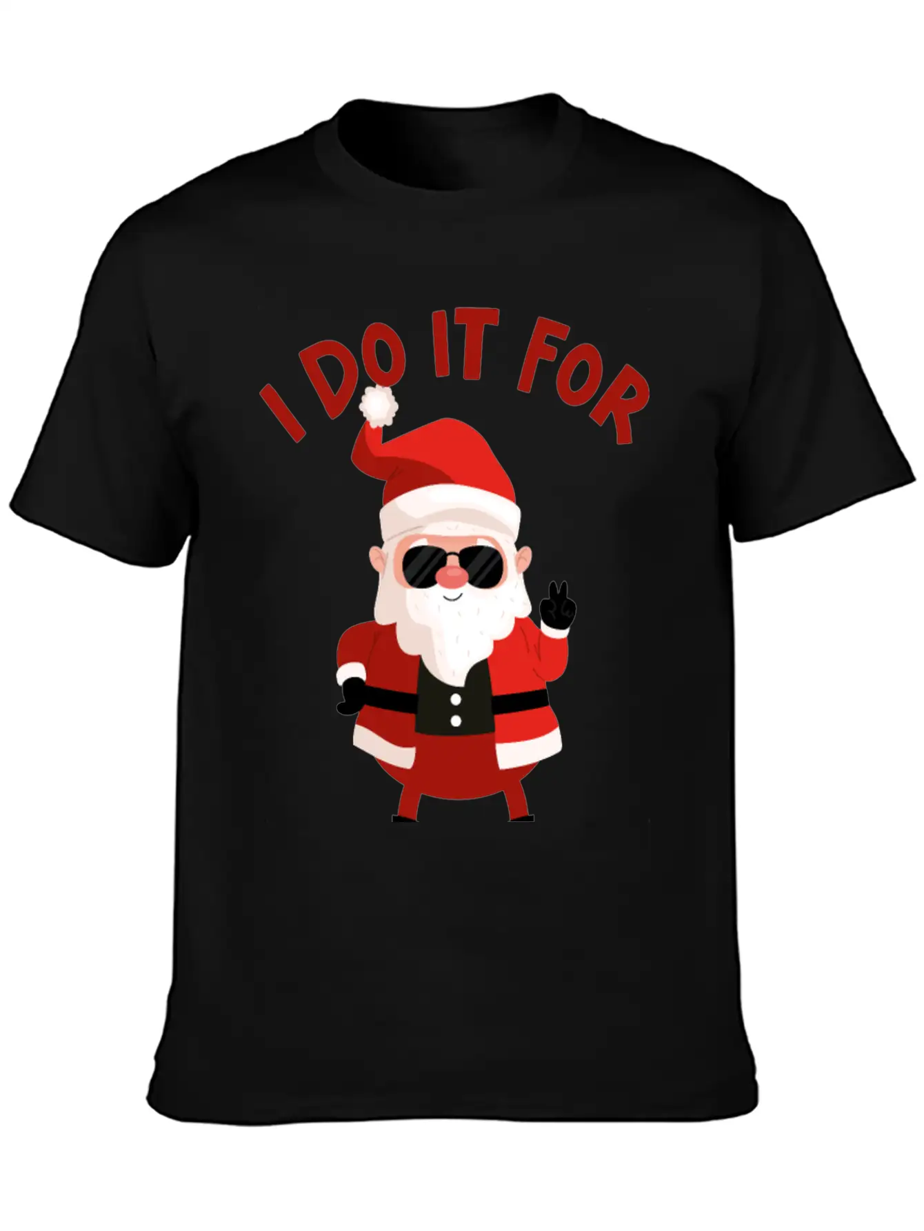 Christmas Santa Claus I Do It For HOs Timeless Short Sleeve Tee – Comfy And Minimalist Design