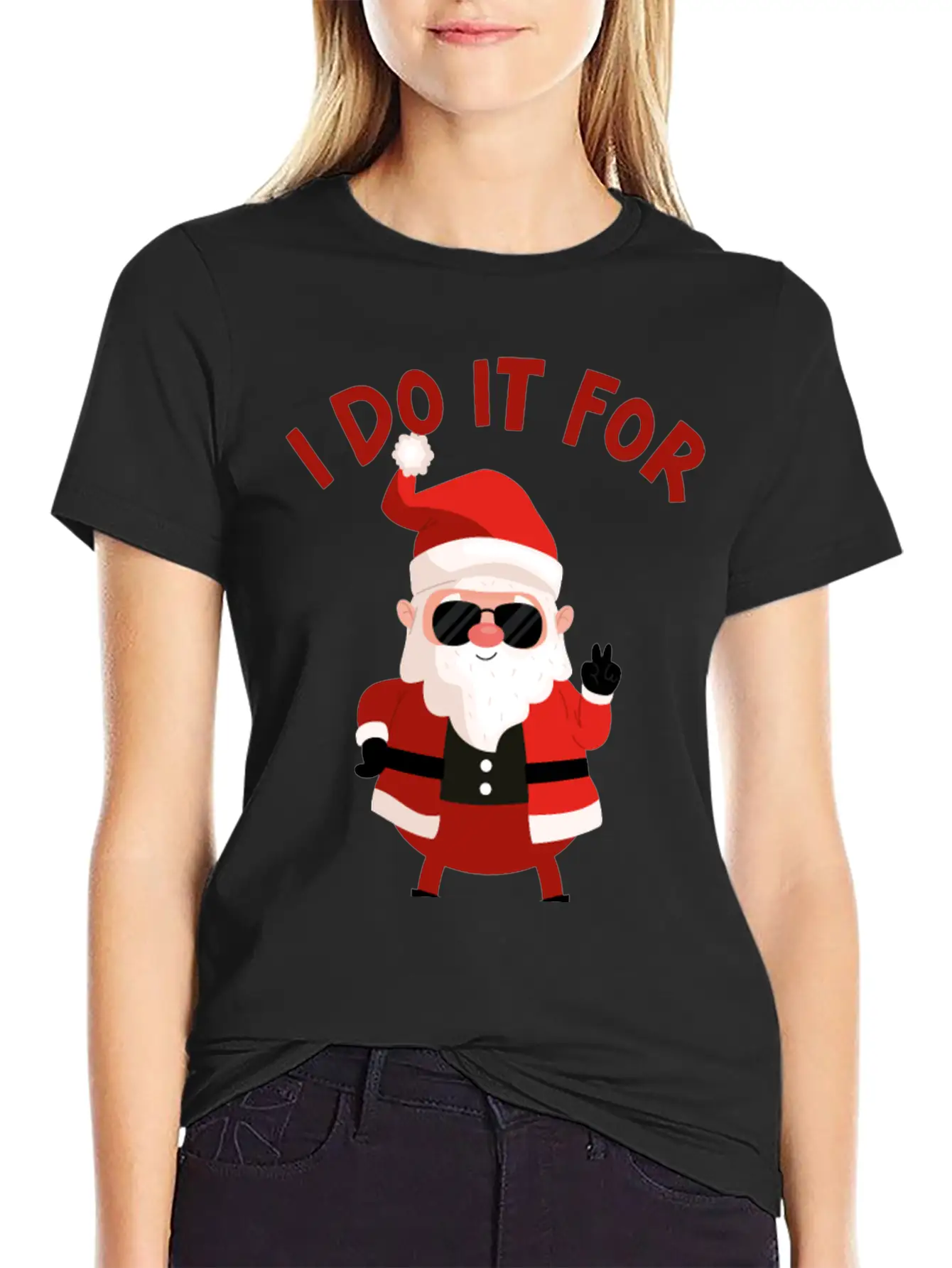 Christmas Santa Claus I Do It For HOs Timeless Short Sleeve Tee – Comfy And Minimalist Design