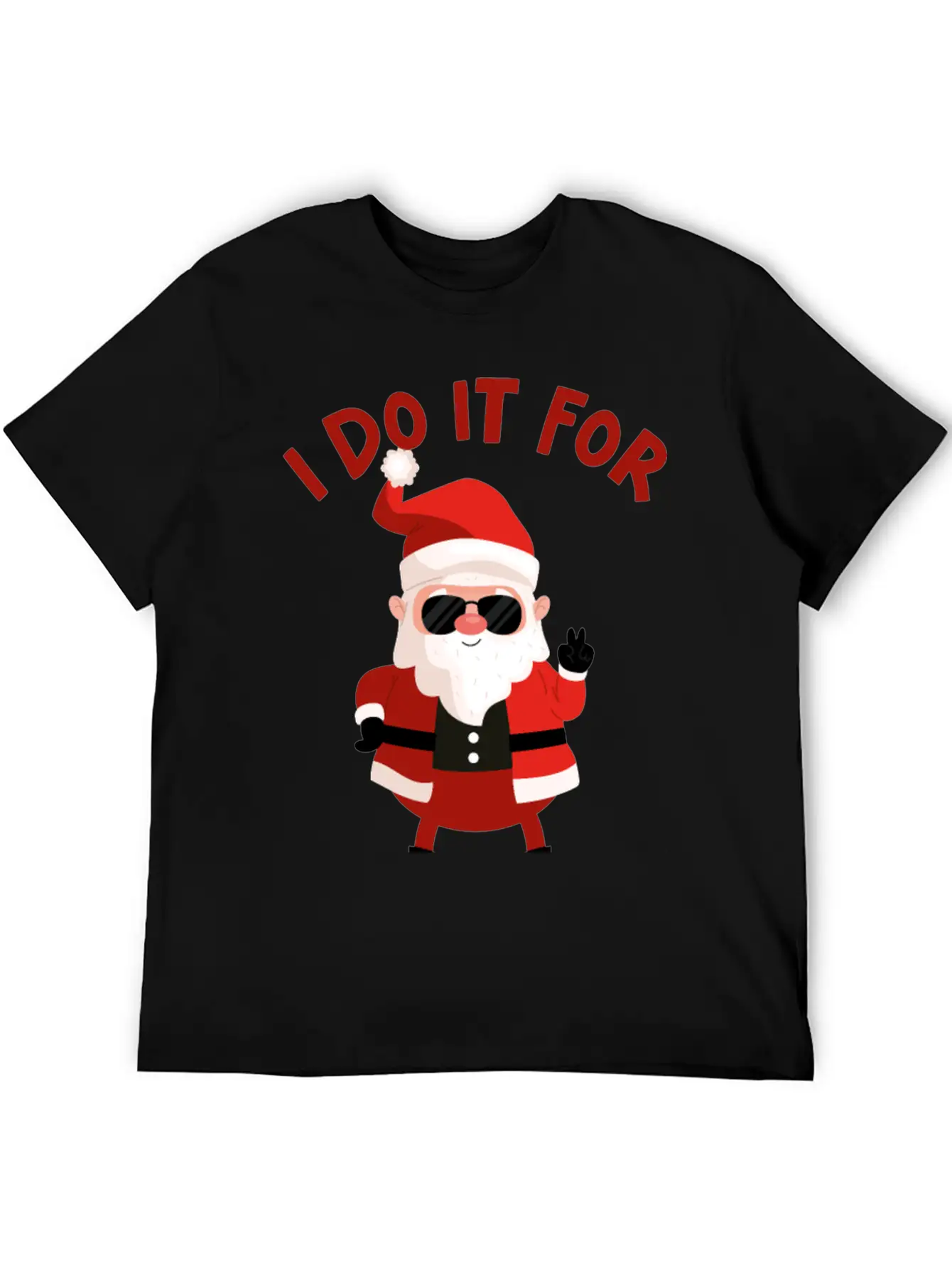 Christmas Santa Claus I Do It For HOs Timeless Short Sleeve Tee – Comfy And Minimalist Design