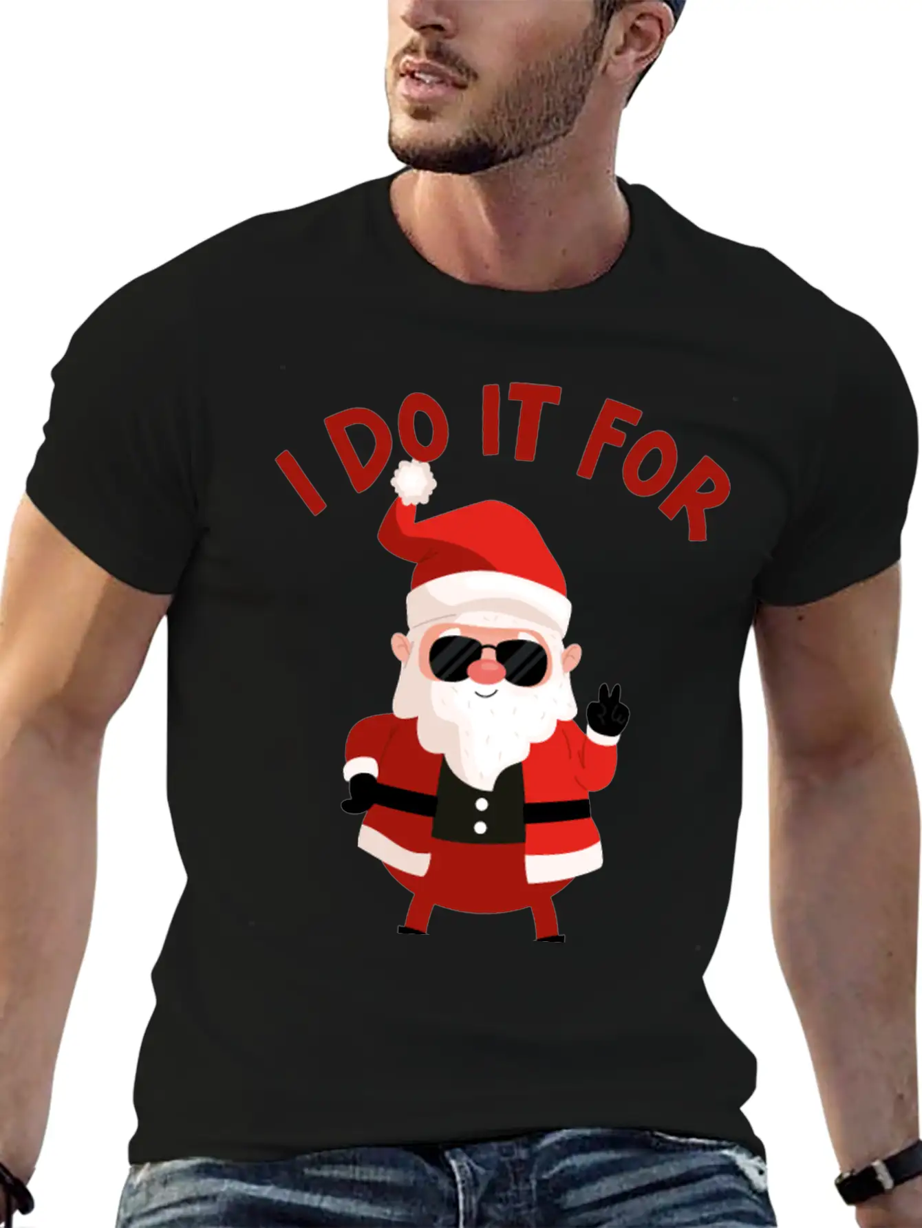 Christmas Santa Claus I Do It For HOs Timeless Short Sleeve Tee – Comfy And Minimalist Design