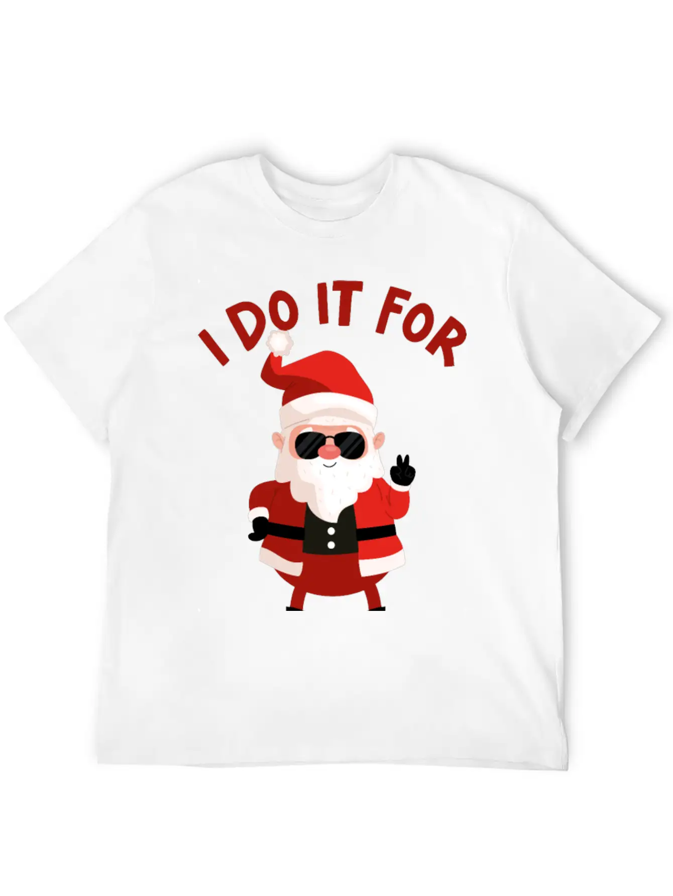 Christmas Santa Claus I Do It For HOs Timeless Short Sleeve Tee – Comfy And Minimalist Design