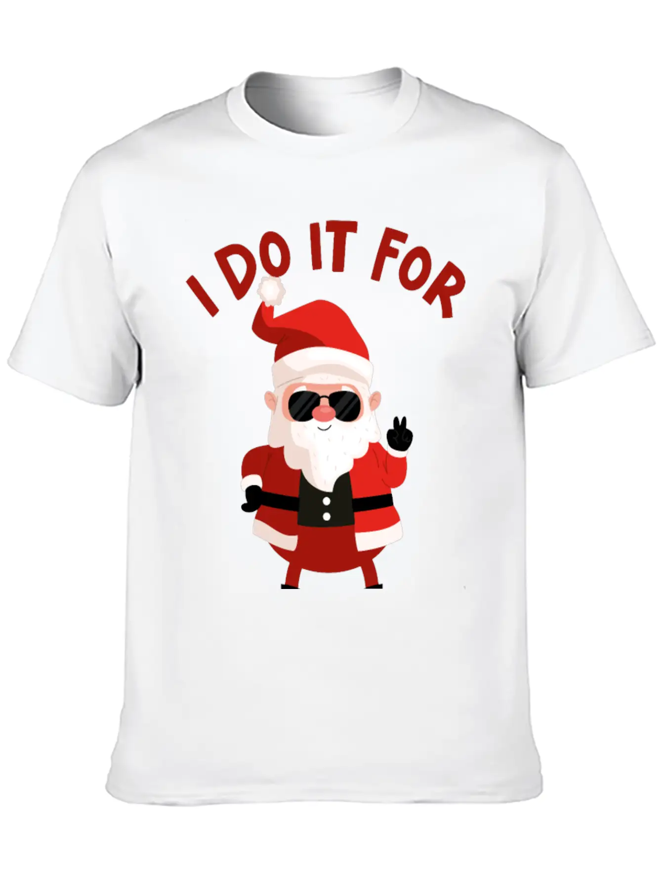 Christmas Santa Claus I Do It For HOs Timeless Short Sleeve Tee – Comfy And Minimalist Design