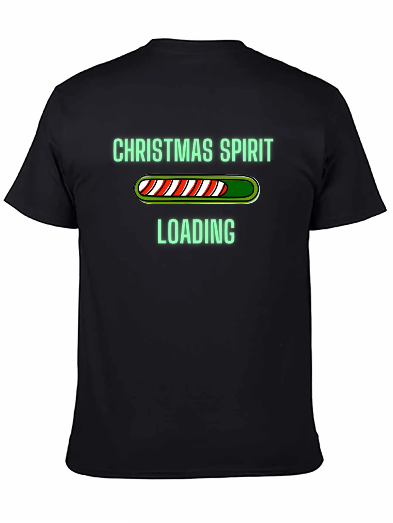 Christmas Spirit Loading Timeless Short Sleeve Tee – Comfy And Minimalist Design