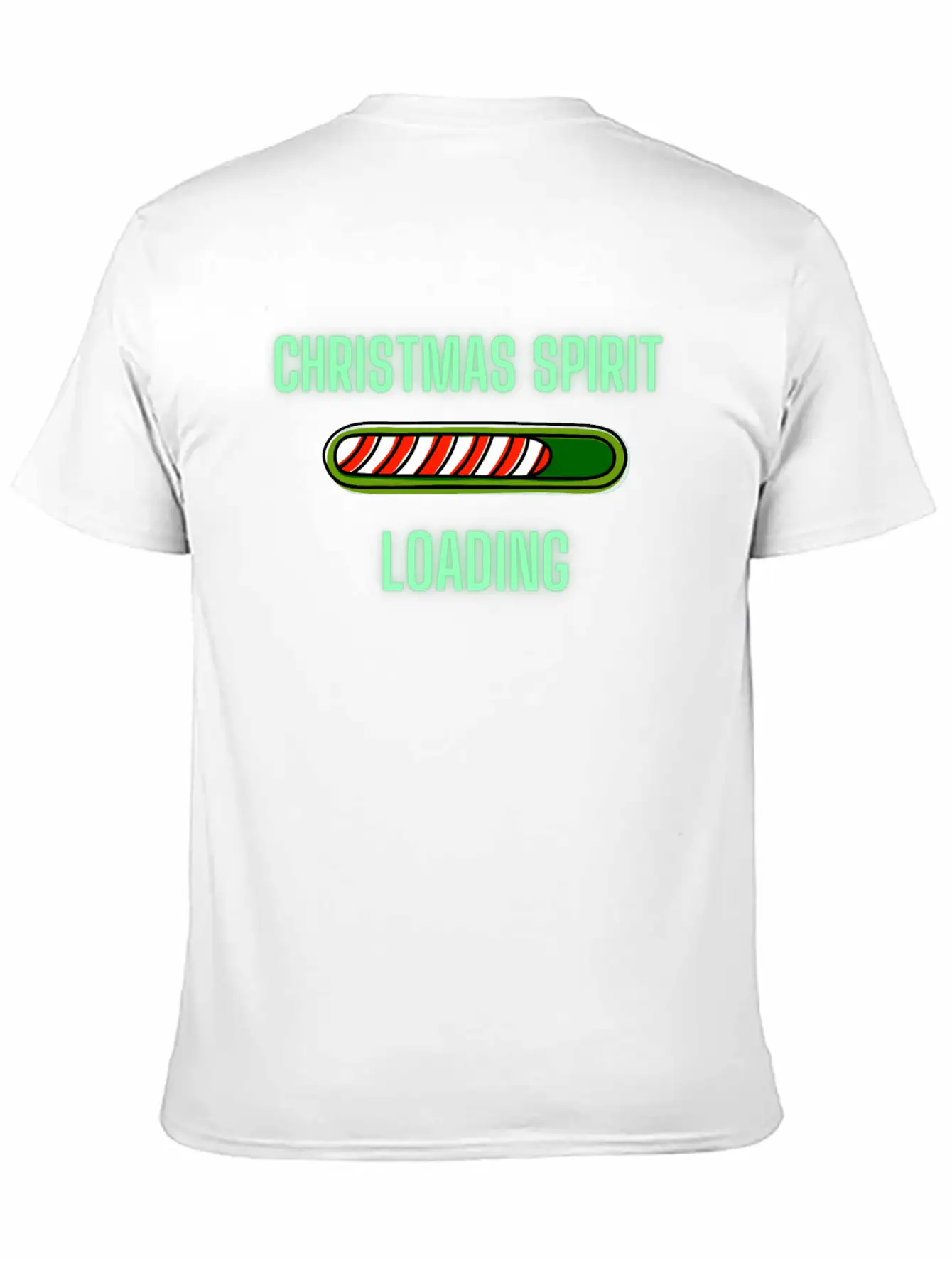 Christmas Spirit Loading Timeless Short Sleeve Tee – Comfy And Minimalist Design