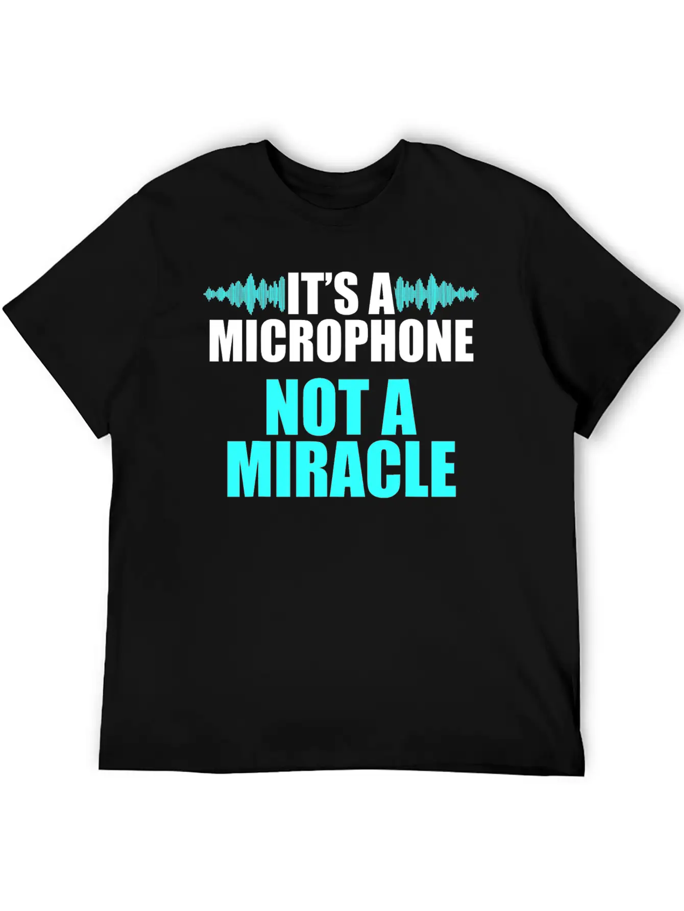Church Sound Guy Microphone Audio Tech Engineer Unisex Short Sleeve Soft Cotton T-Shirt – Casual Everyday Wear