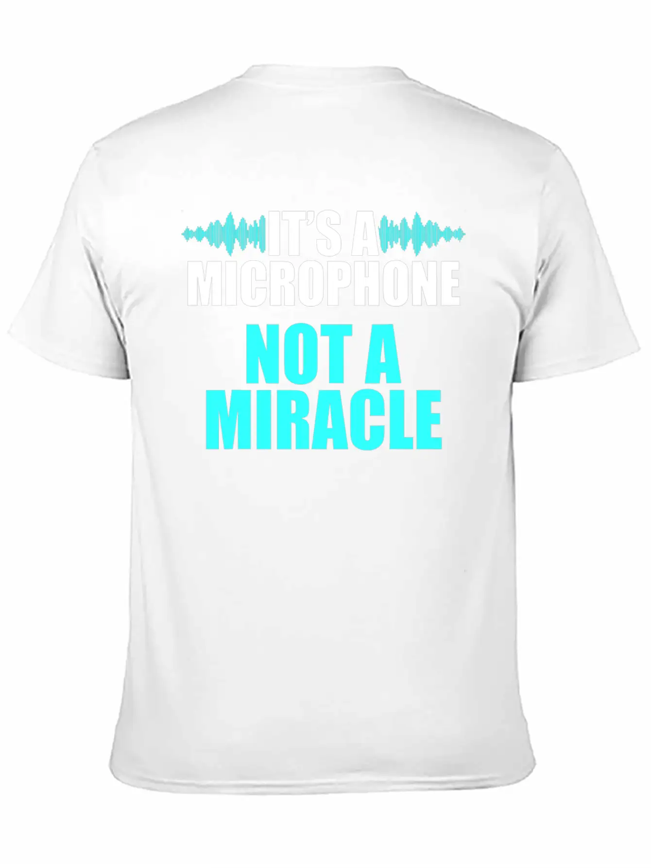 Church Sound Guy Microphone Audio Tech Engineer Unisex Short Sleeve Soft Cotton T-Shirt – Casual Everyday Wear