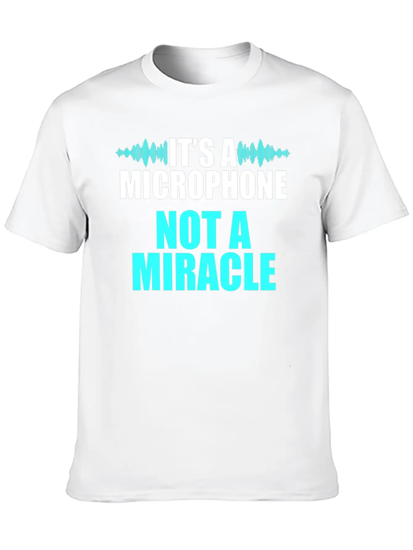 Church Sound Guy Microphone Audio Tech Engineer Unisex Short Sleeve Soft Cotton T-Shirt – Casual Everyday Wear