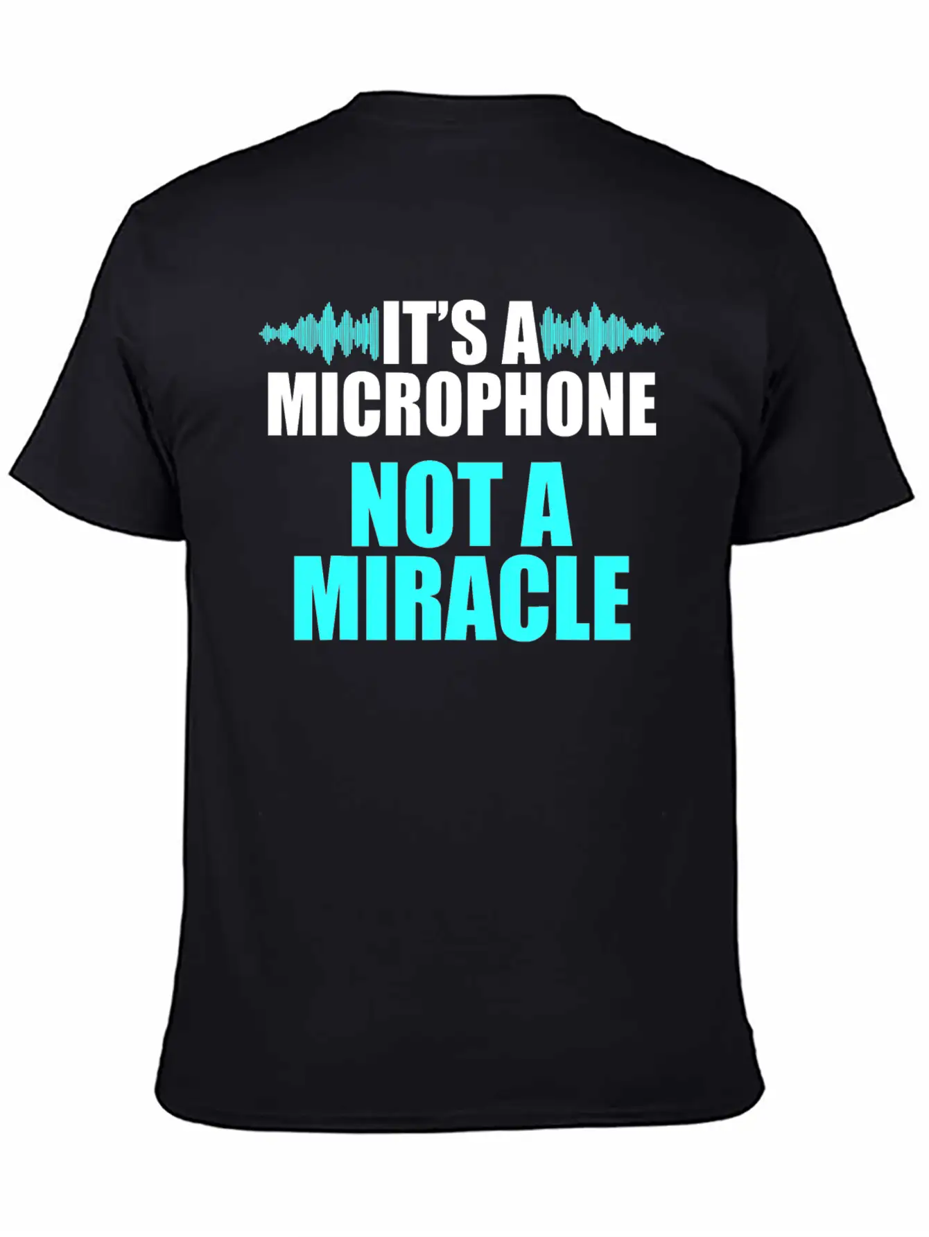 Church Sound Guy Microphone Audio Tech Engineer Unisex Short Sleeve Soft Cotton T-Shirt – Casual Everyday Wear