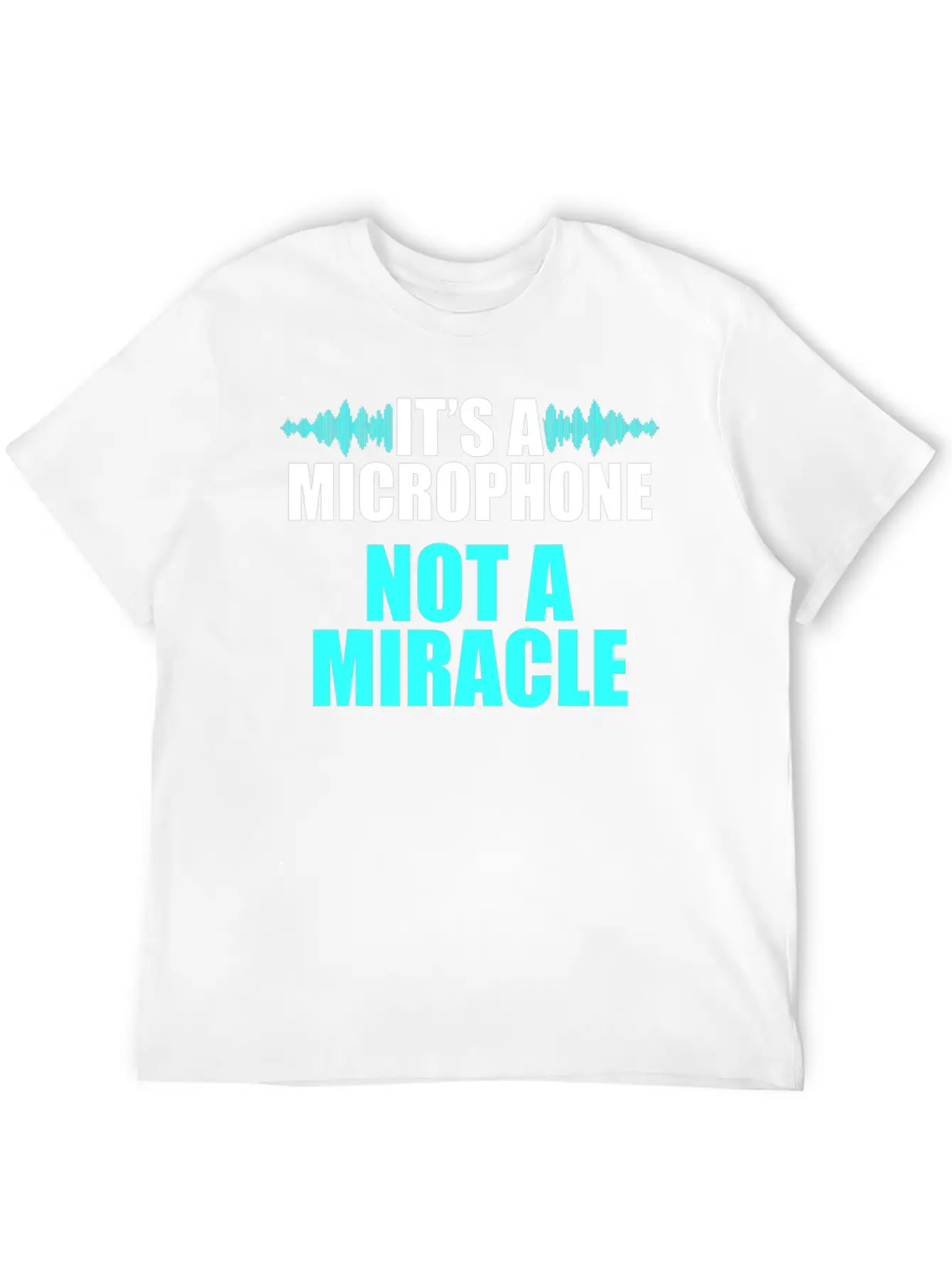 Church Sound Guy Microphone Audio Tech Engineer Unisex Short Sleeve Soft Cotton T-Shirt – Casual Everyday Wear