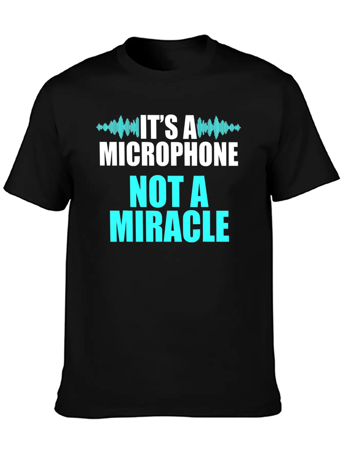 Church Sound Guy Microphone Audio Tech Engineer Unisex Short Sleeve Soft Cotton T-Shirt – Casual Everyday Wear