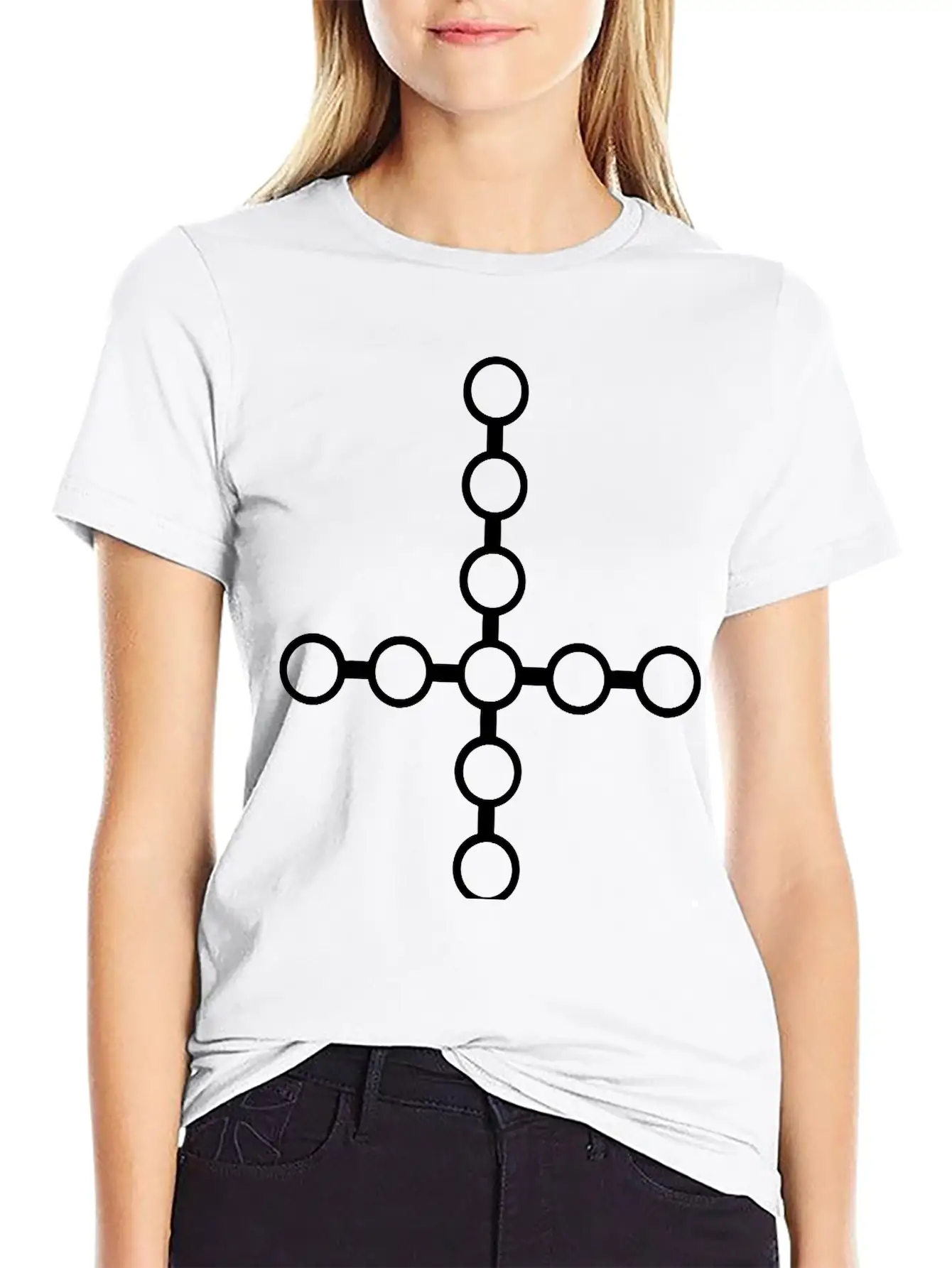 CIRCLE CROSS 1 Unisex Casual T-Shirt – Clean Design For Daily Comfort