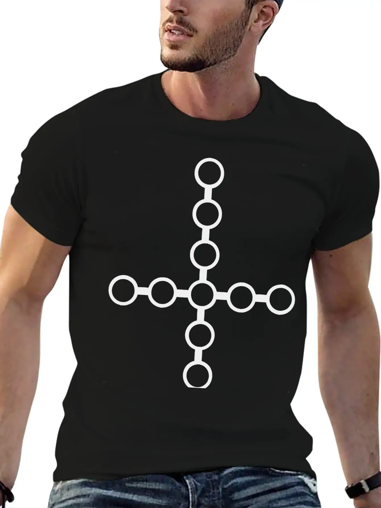 CIRCLE CROSS 1 Unisex Casual T-Shirt – Clean Design For Daily Comfort