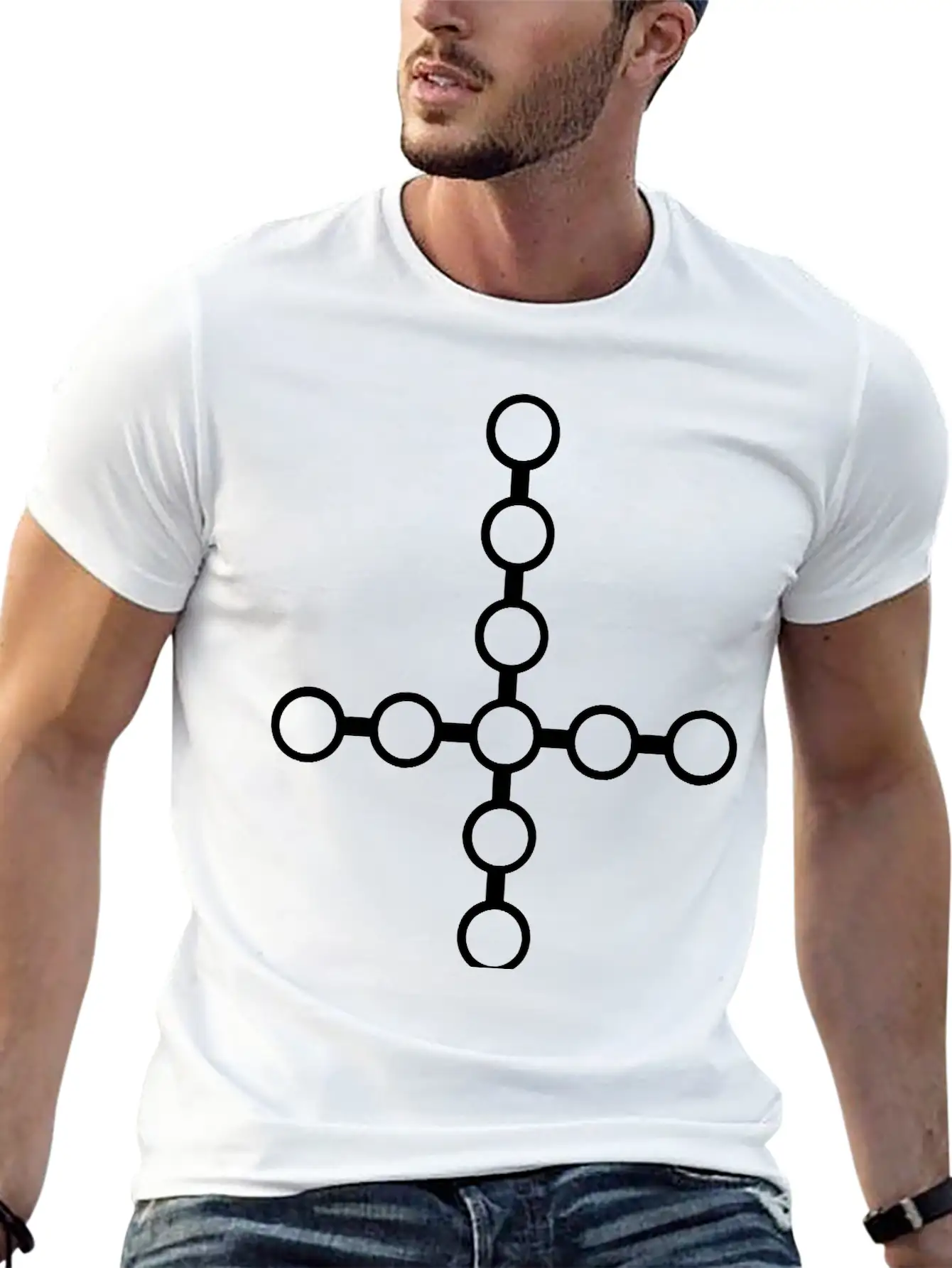 CIRCLE CROSS 1 Unisex Casual T-Shirt – Clean Design For Daily Comfort