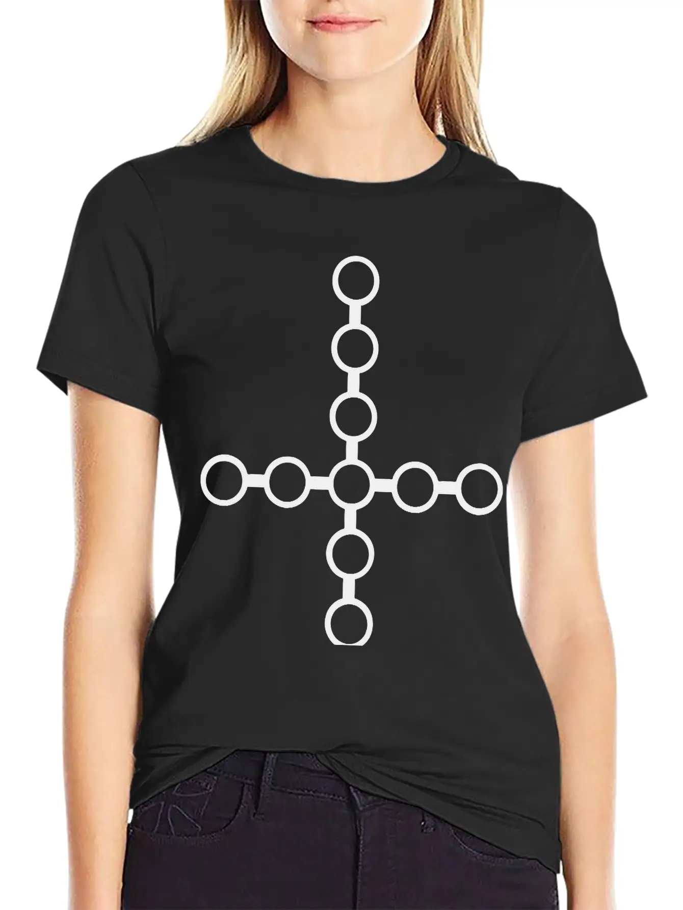 CIRCLE CROSS 1 Unisex Casual T-Shirt – Clean Design For Daily Comfort