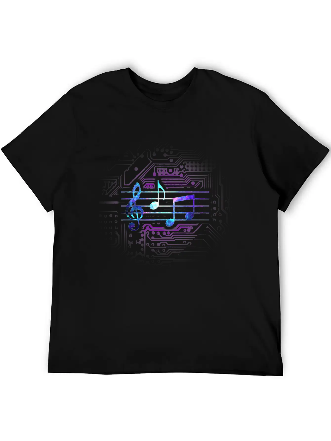 Circuit Notes Basic Graphic T-Shirt – Daily Comfort In Soft Cotton