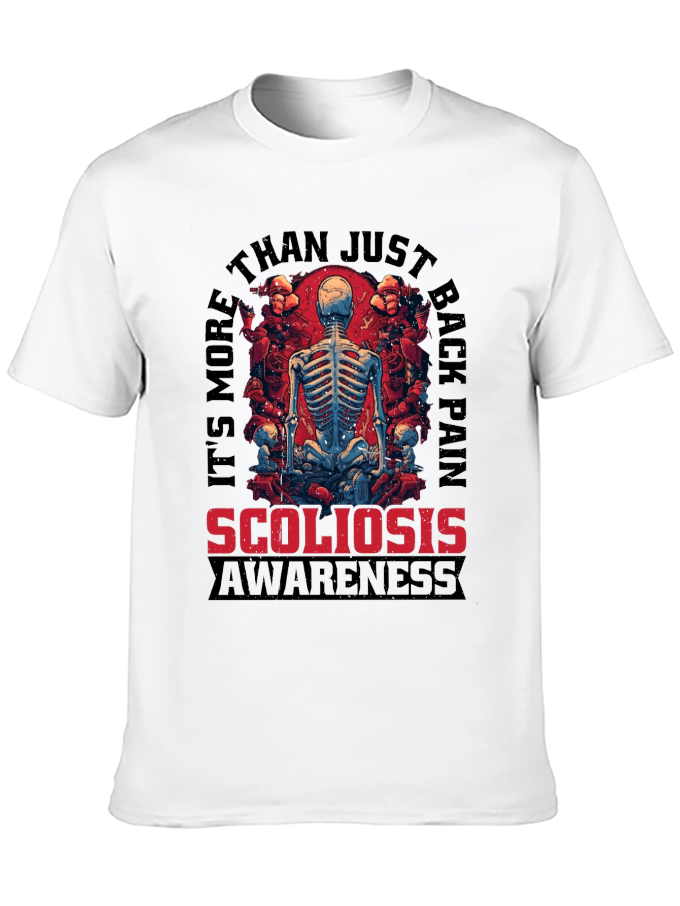 Scoliosis Awareness T-Shirt: Back Pain Support