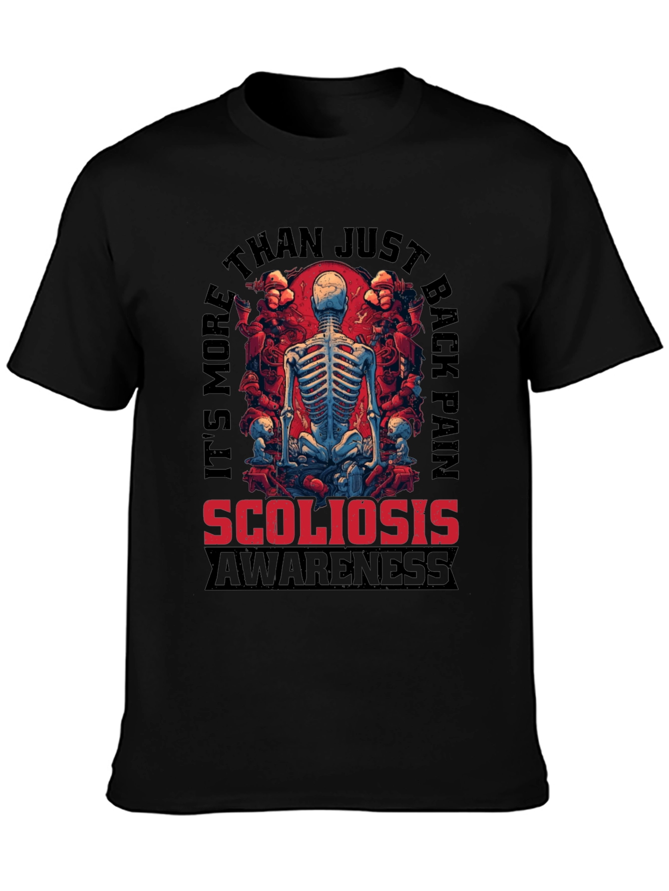 Scoliosis Awareness T-Shirt: Back Pain Support