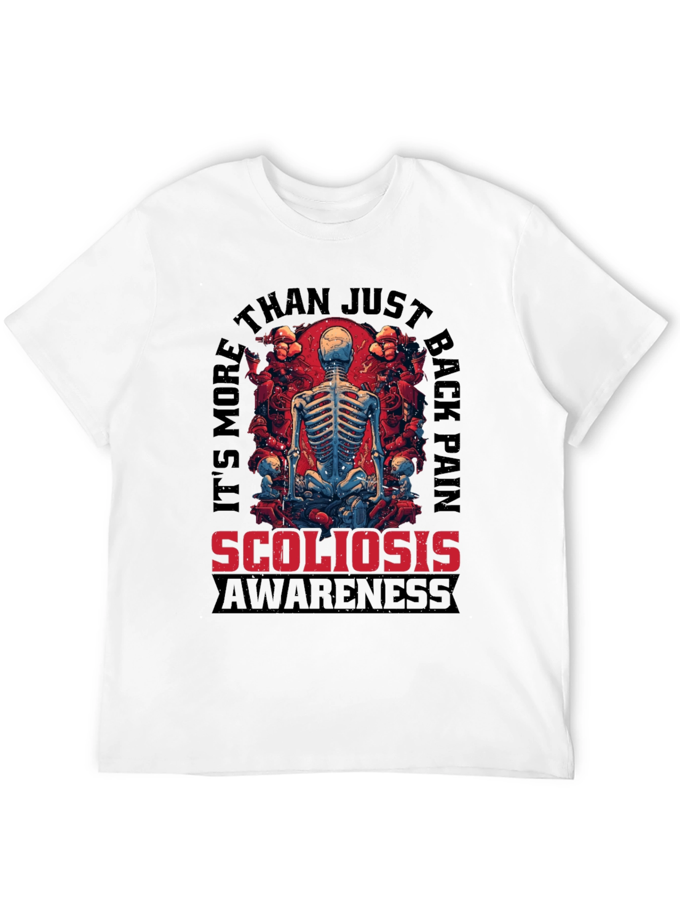 Scoliosis Awareness T-Shirt: Back Pain Support