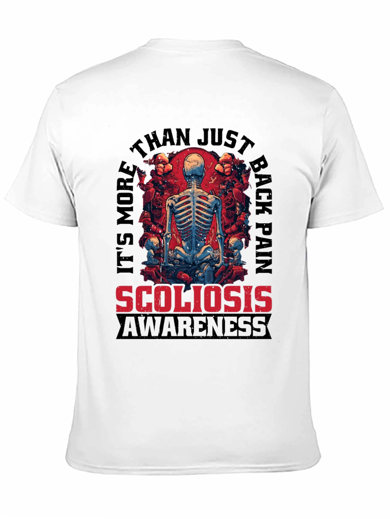 Scoliosis Awareness T-Shirt: Back Pain Support