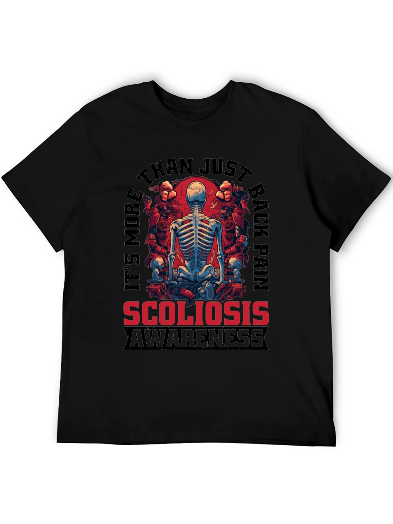 Scoliosis Awareness T-Shirt: Back Pain Support