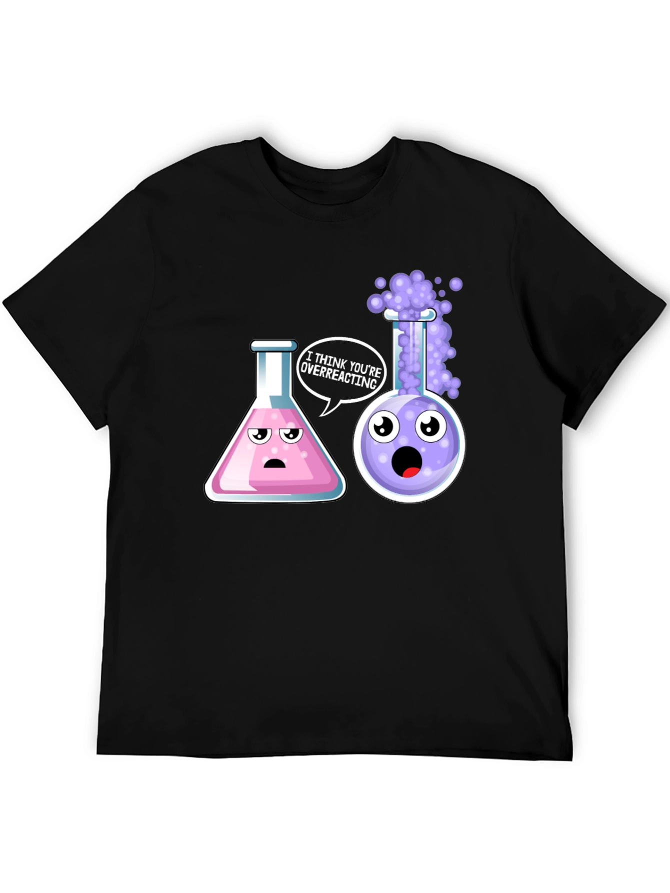 Funny Chemistry T-Shirt: Overreacting Science Tee