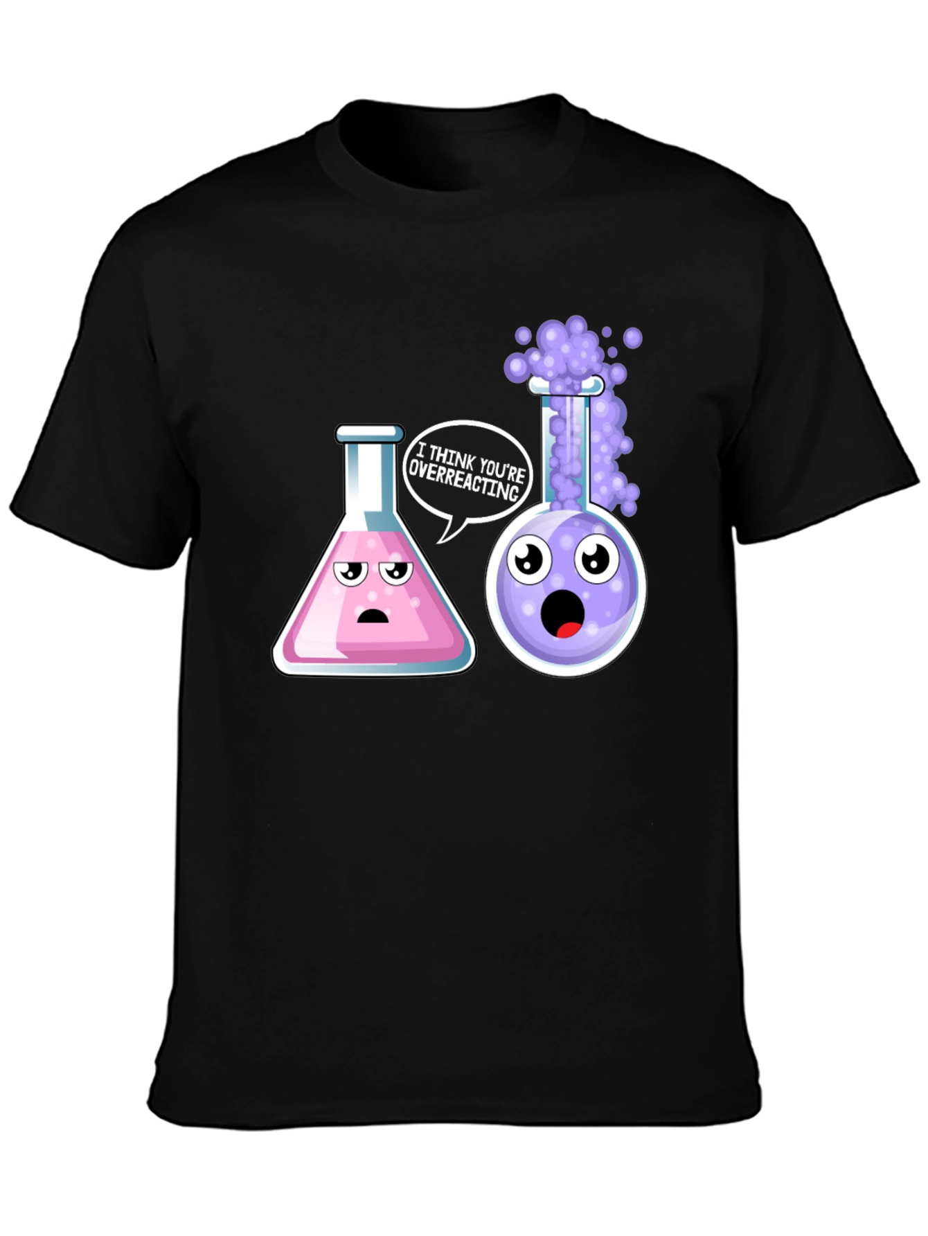 Funny Chemistry T-Shirt: Overreacting Science Tee