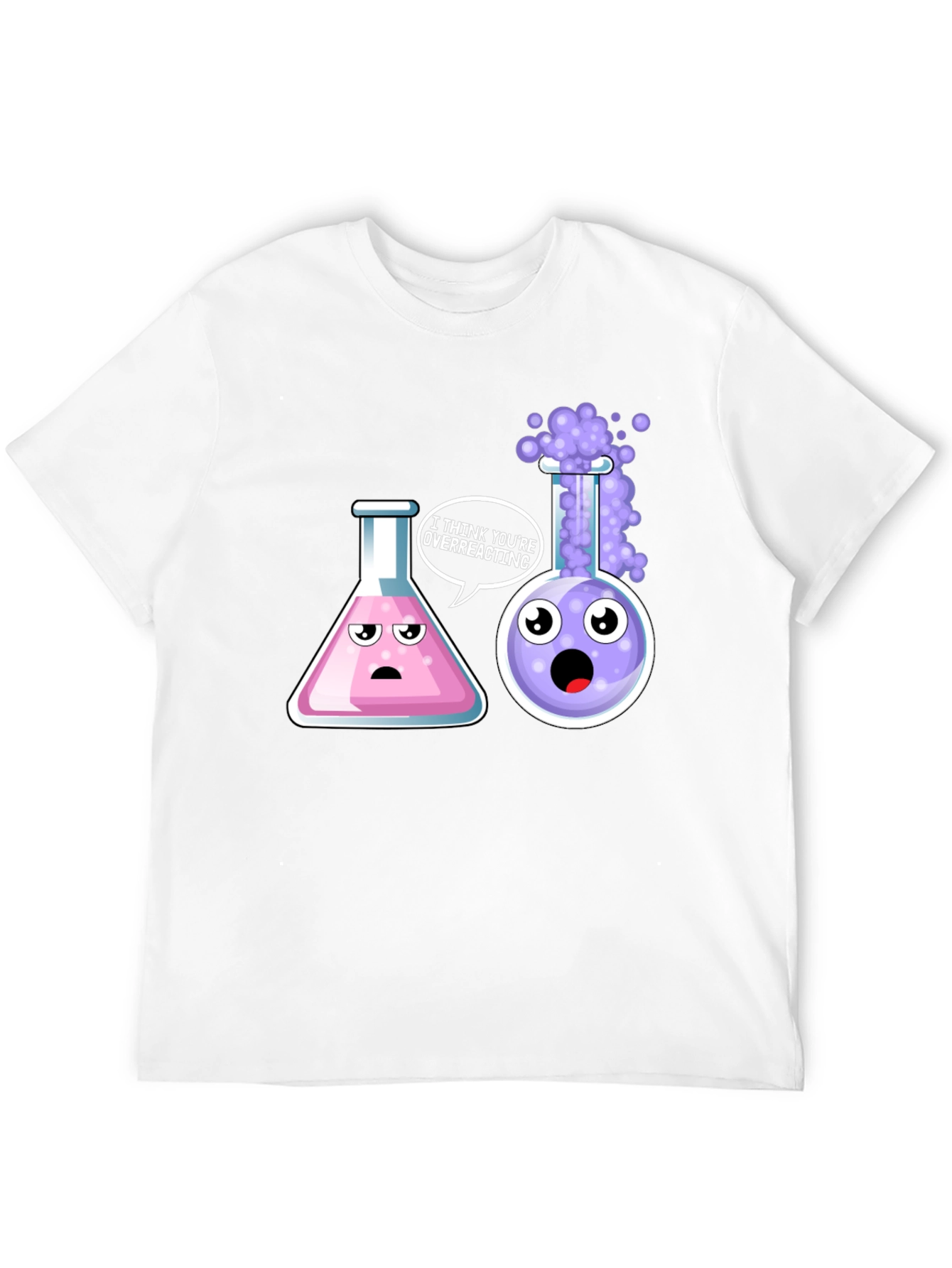 Funny Chemistry T-Shirt: Overreacting Science Tee
