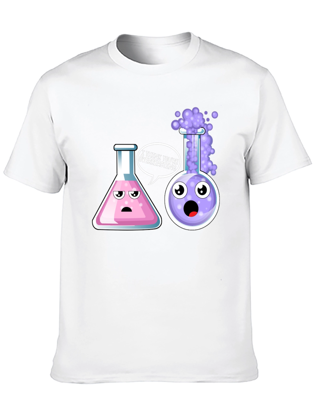 Funny Chemistry T-Shirt: Overreacting Science Tee