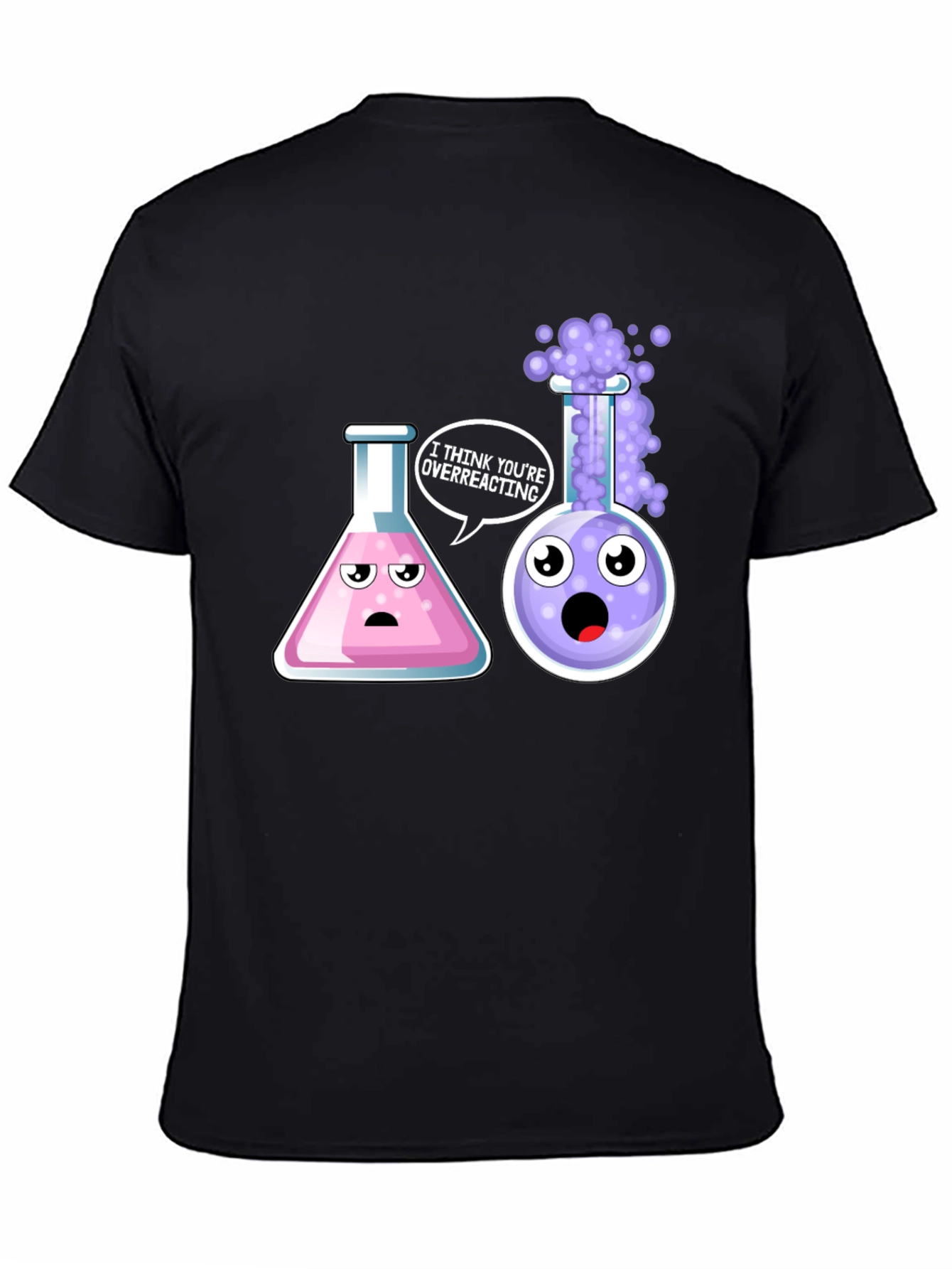 Funny Chemistry T-Shirt: Overreacting Science Tee