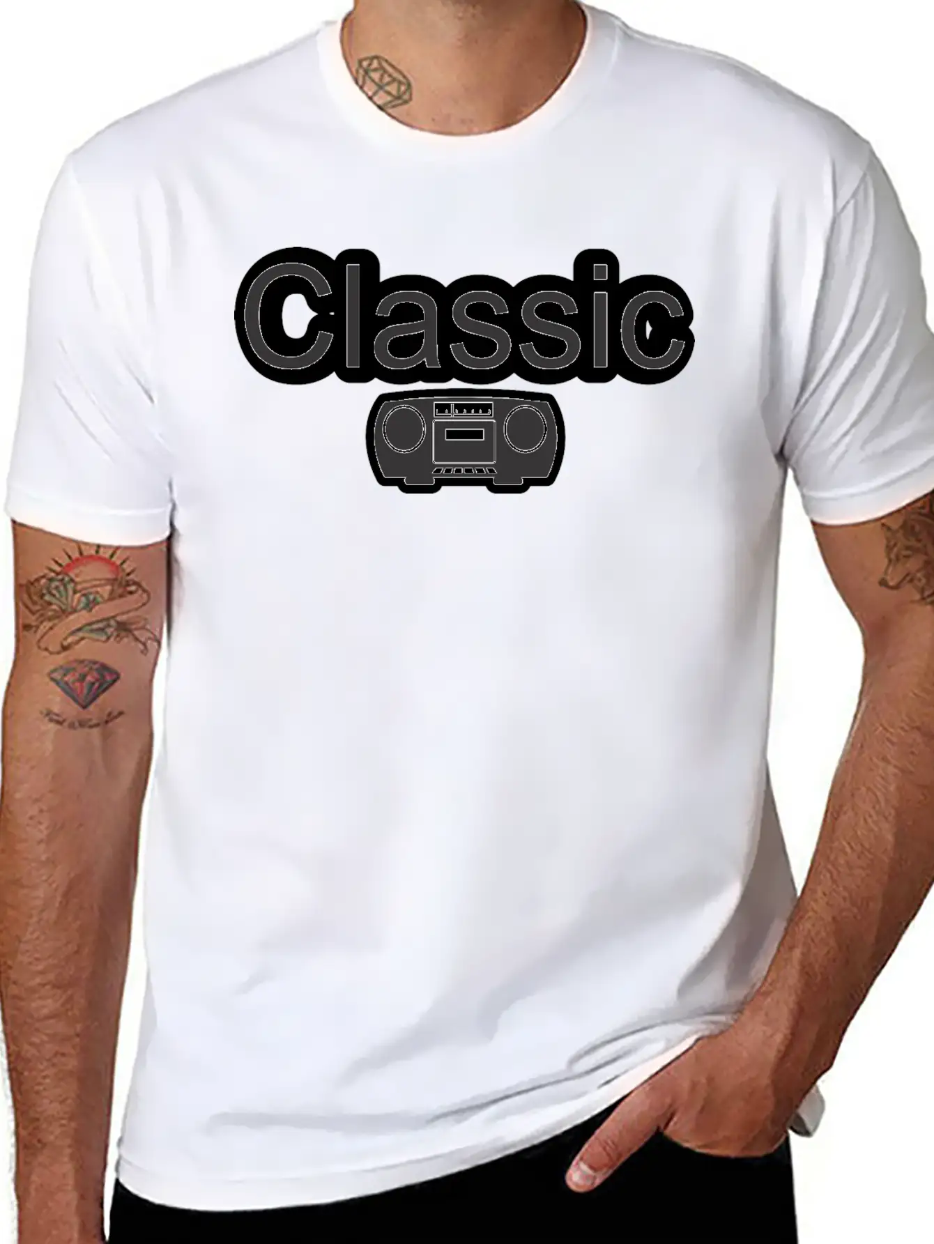 CLASSIC Basic Graphic T-Shirt – Daily Comfort In Soft Cotton