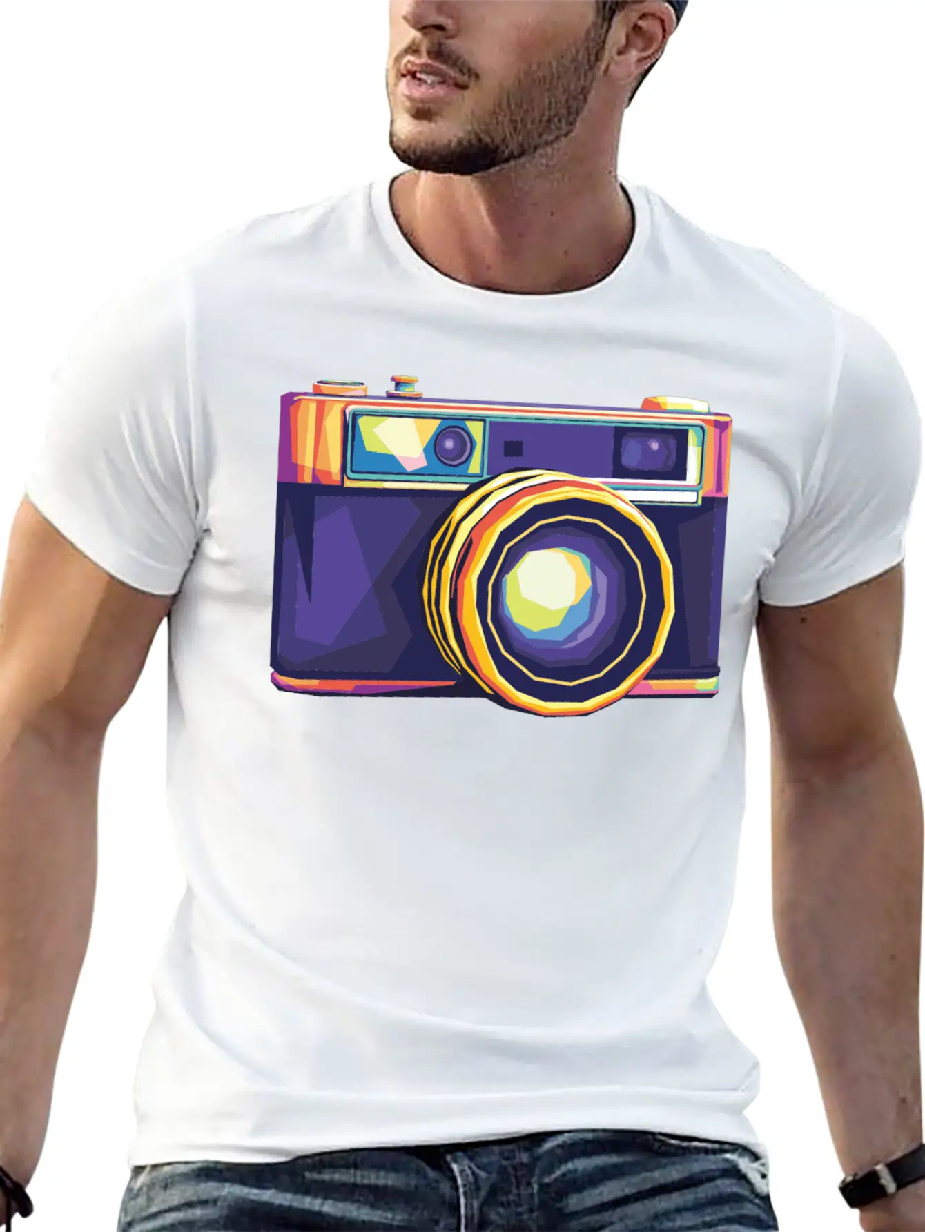 Classic Camera Timeless Short Sleeve Tee – Comfy And Minimalist Design