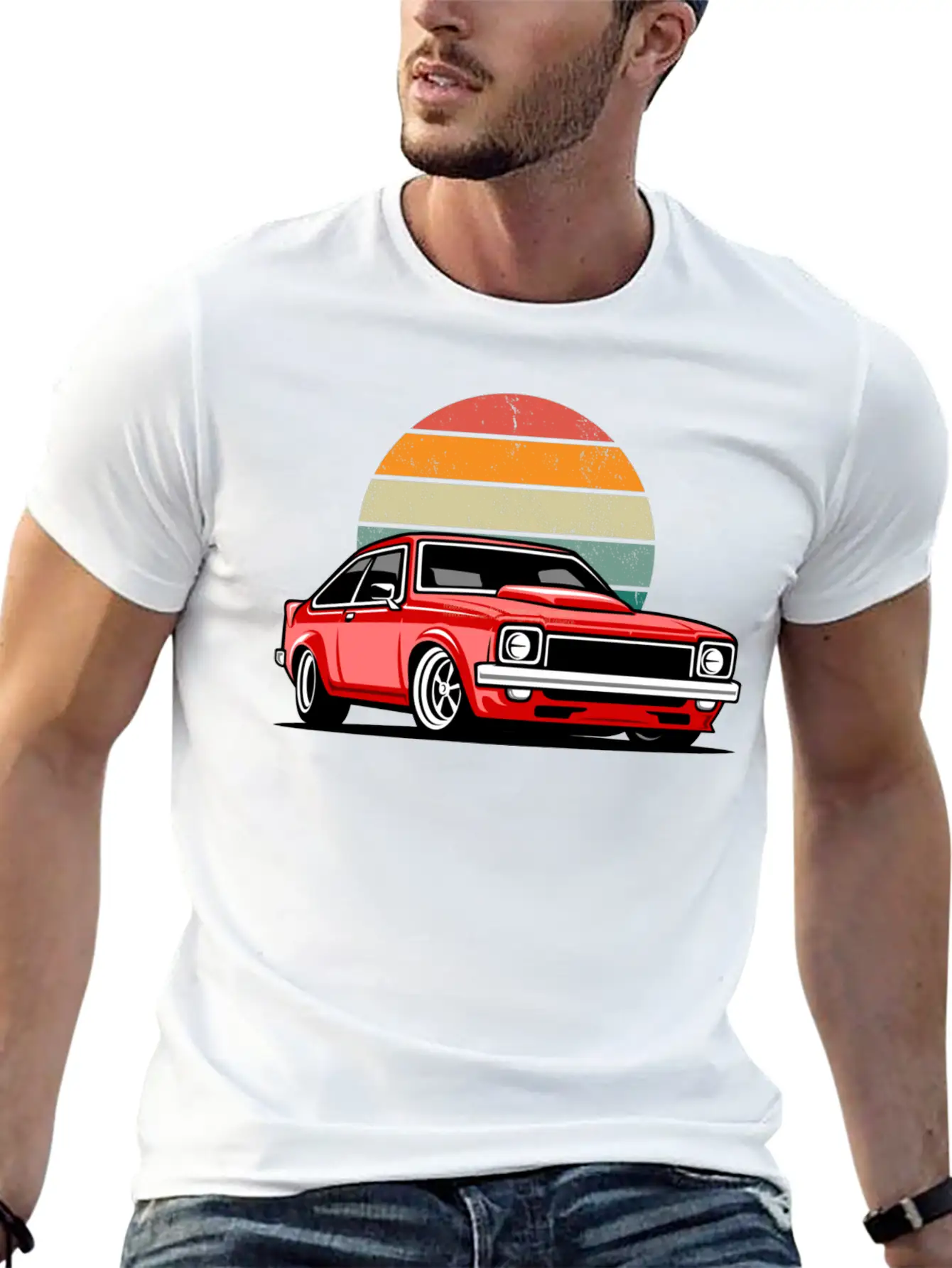 Classic Car Stylish Everyday T-Shirt – Unisex Basic Cotton Tee