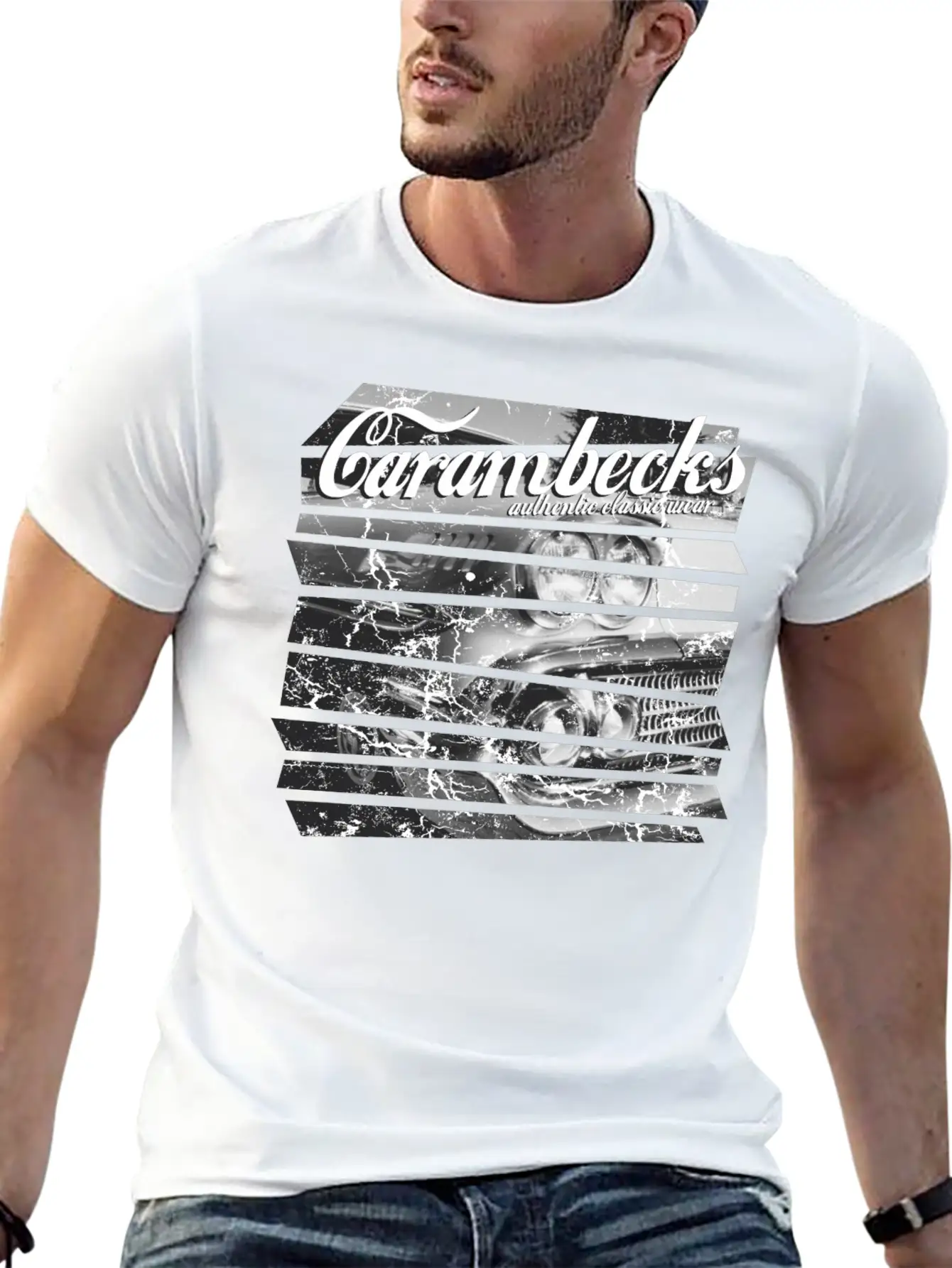 Classic Car Unisex Short Sleeve Soft Cotton T-Shirt – Casual Everyday Wear