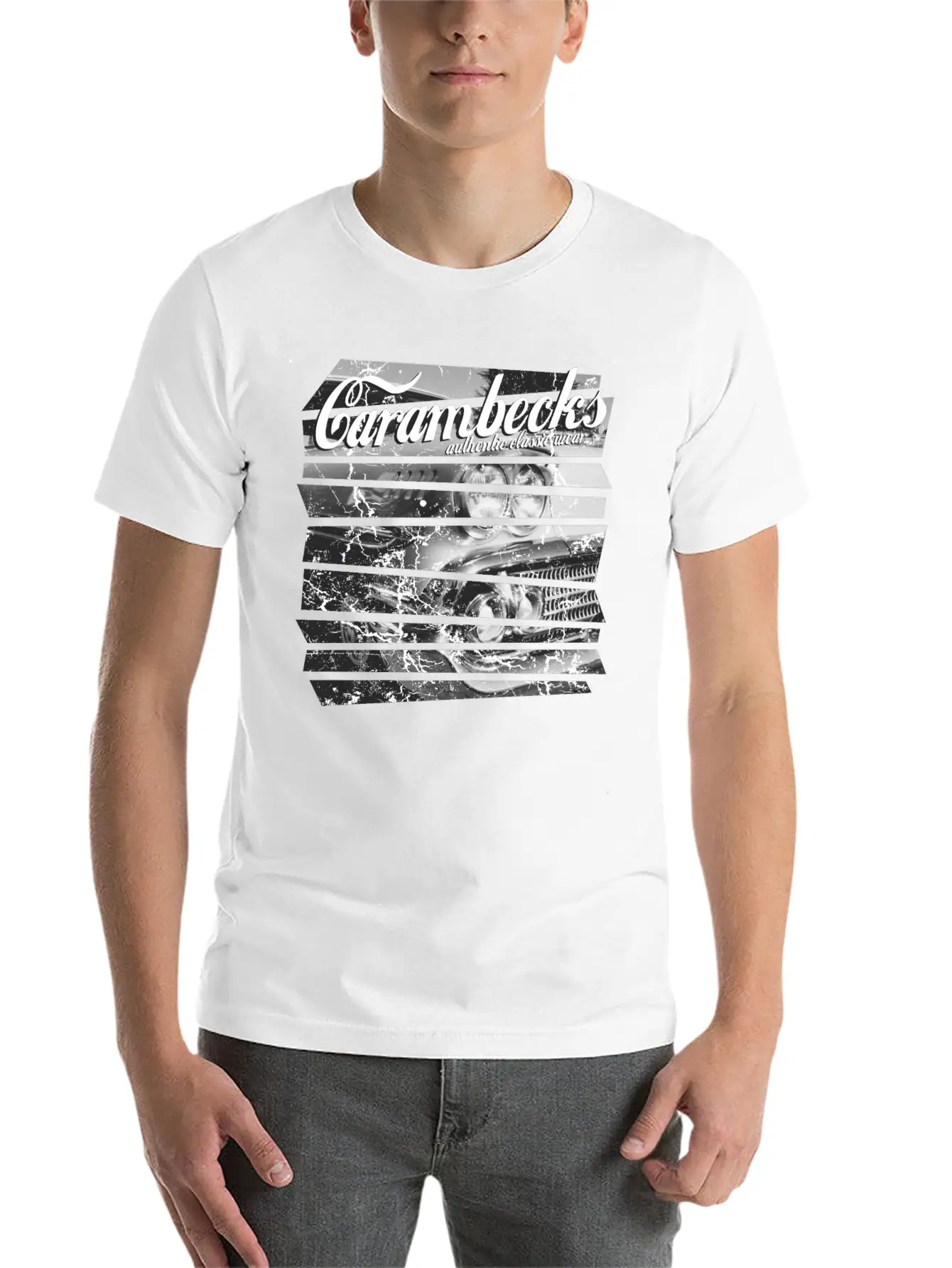 Classic Car Unisex Short Sleeve Soft Cotton T-Shirt – Casual Everyday Wear