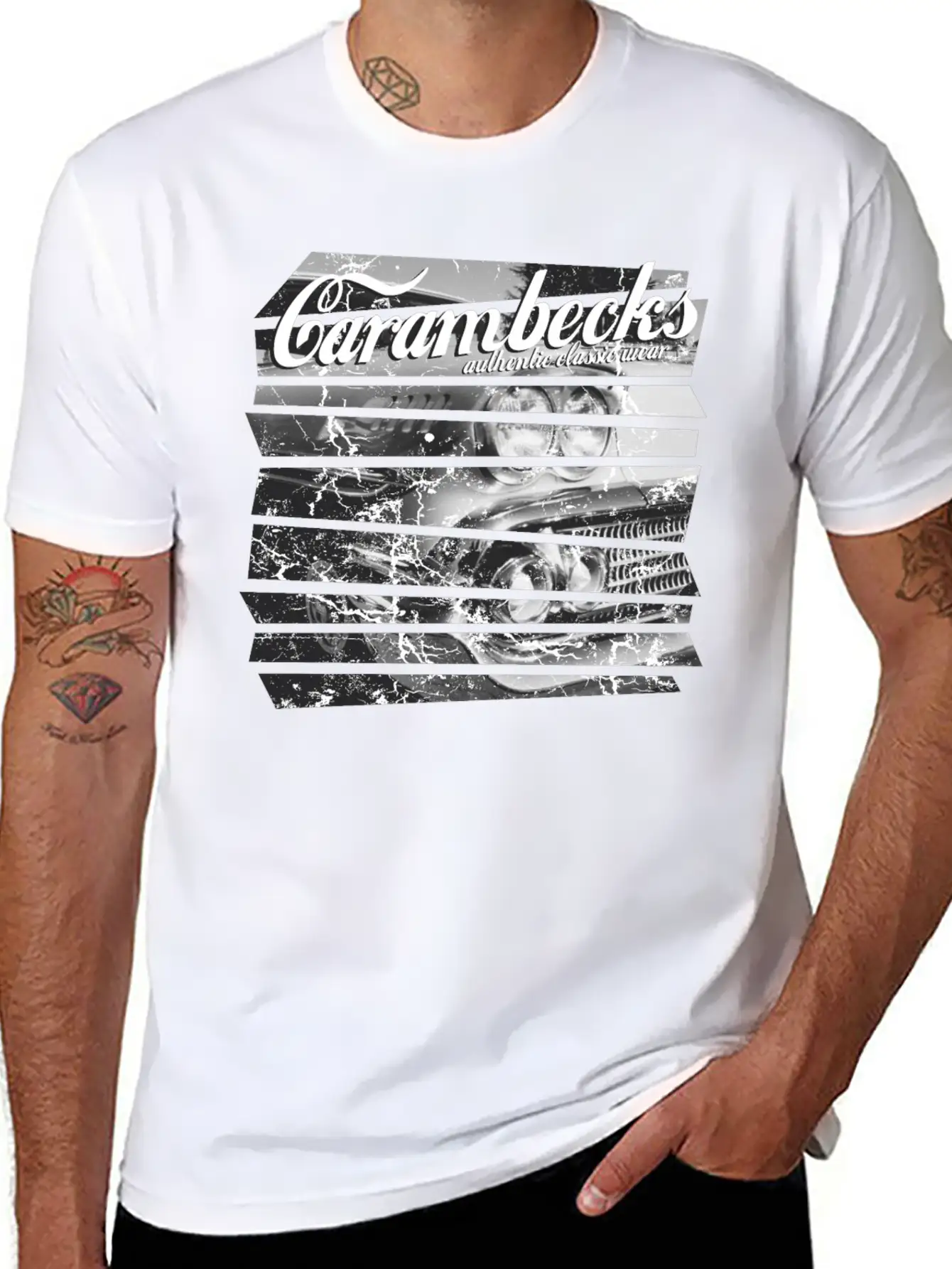 Classic Car Unisex Short Sleeve Soft Cotton T-Shirt – Casual Everyday Wear