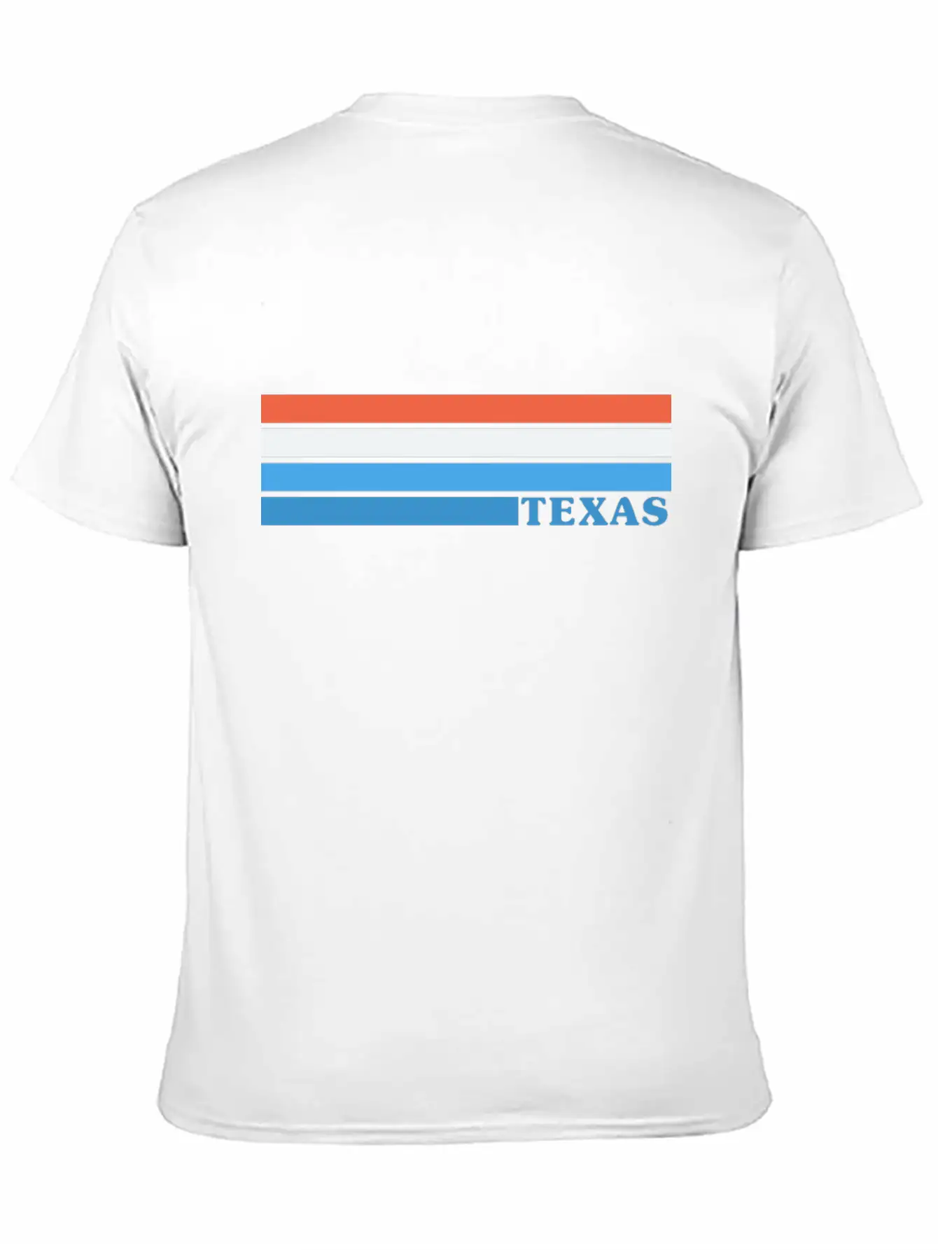 Classic Retro Stripes - Texas Comfortable Minimalist Graphic Tee – Summer Style Essential