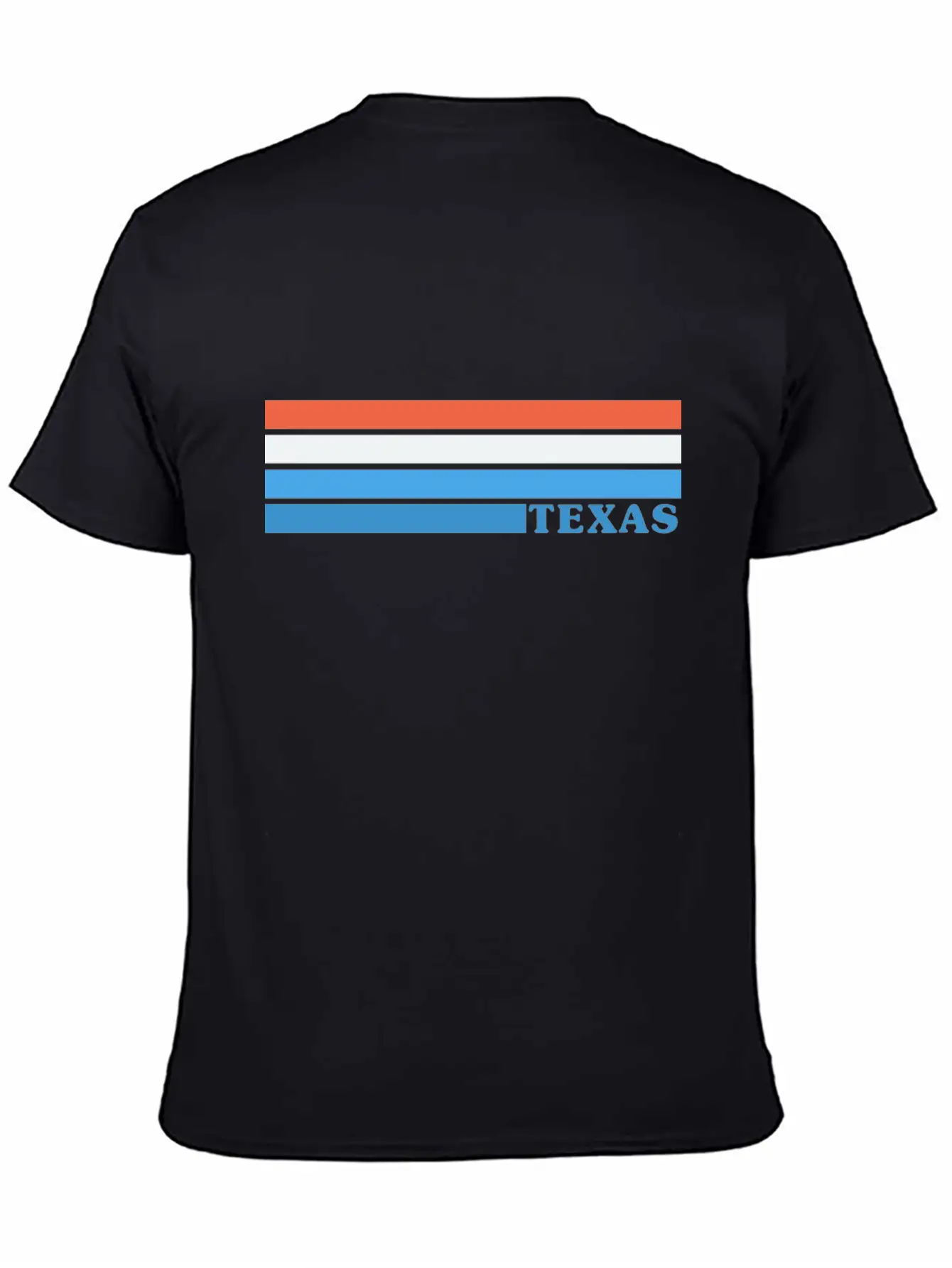 Classic Retro Stripes - Texas Comfortable Minimalist Graphic Tee – Summer Style Essential