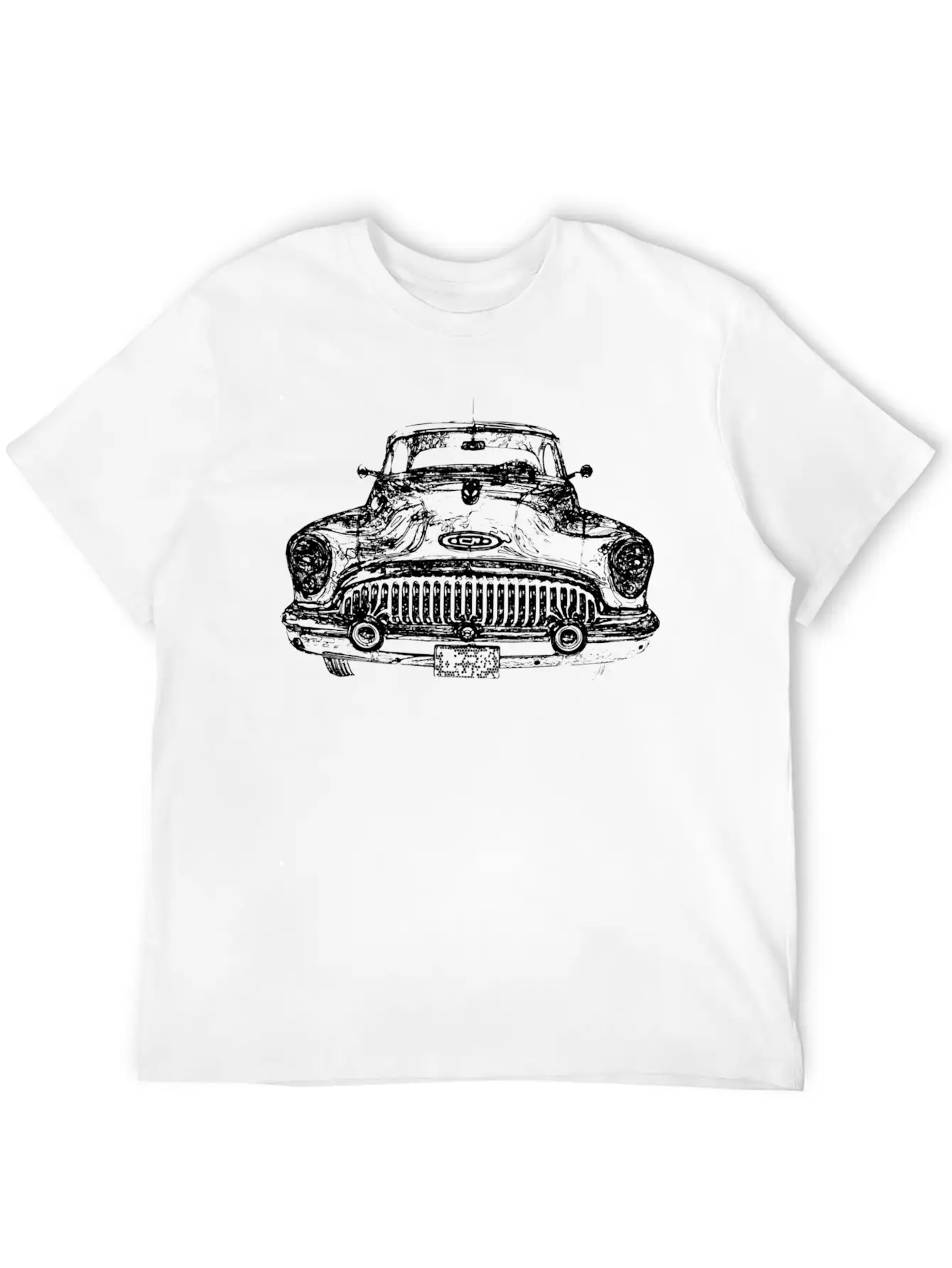 Classic US Car Unisex Casual T-Shirt – Clean Design For Daily Comfort