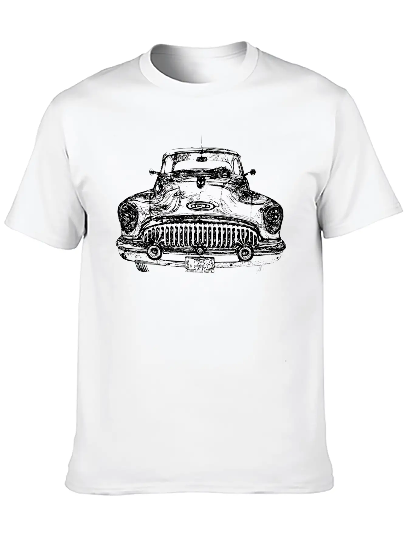 Classic US Car Unisex Casual T-Shirt – Clean Design For Daily Comfort