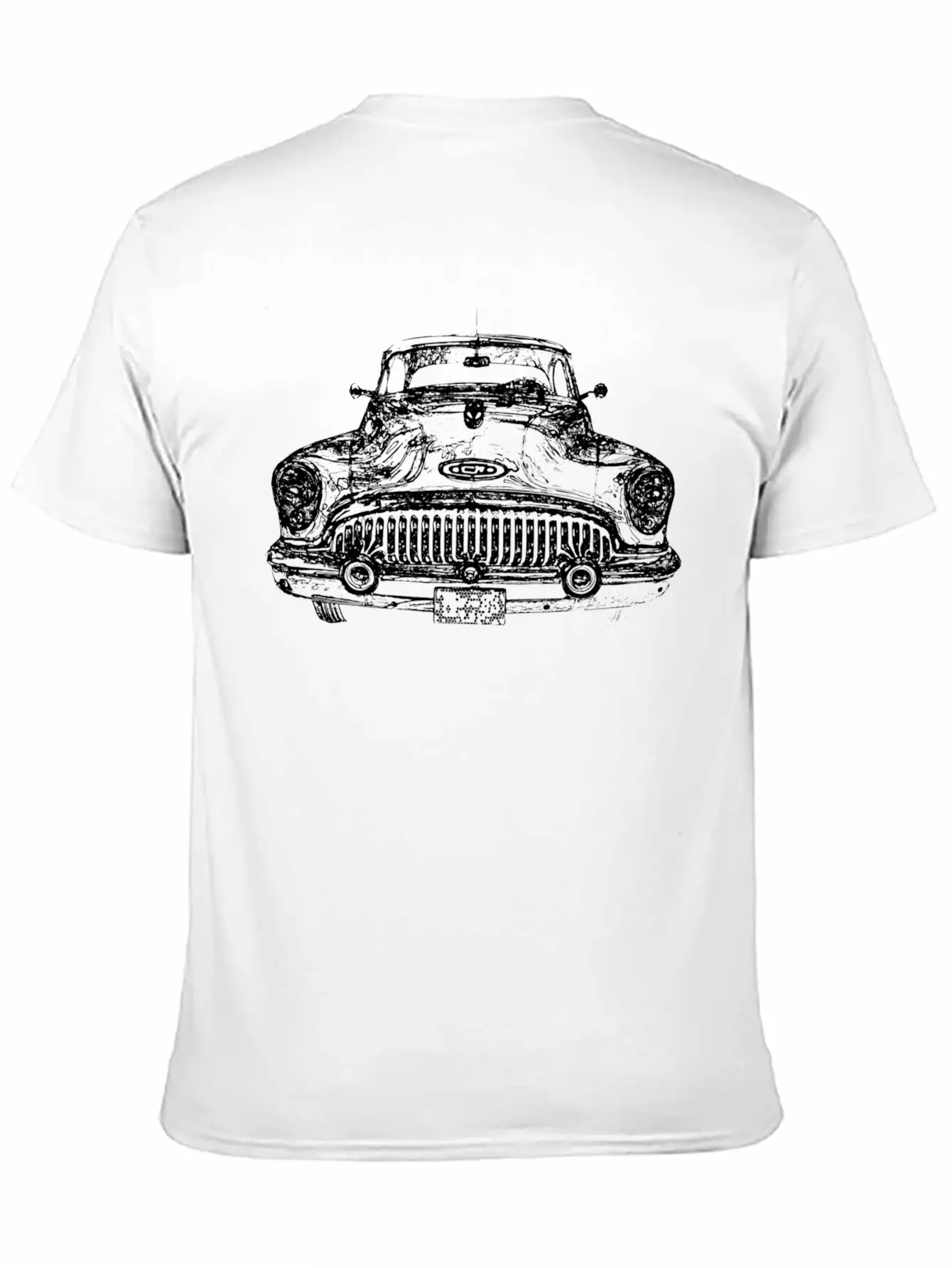Classic US Car Unisex Casual T-Shirt – Clean Design For Daily Comfort