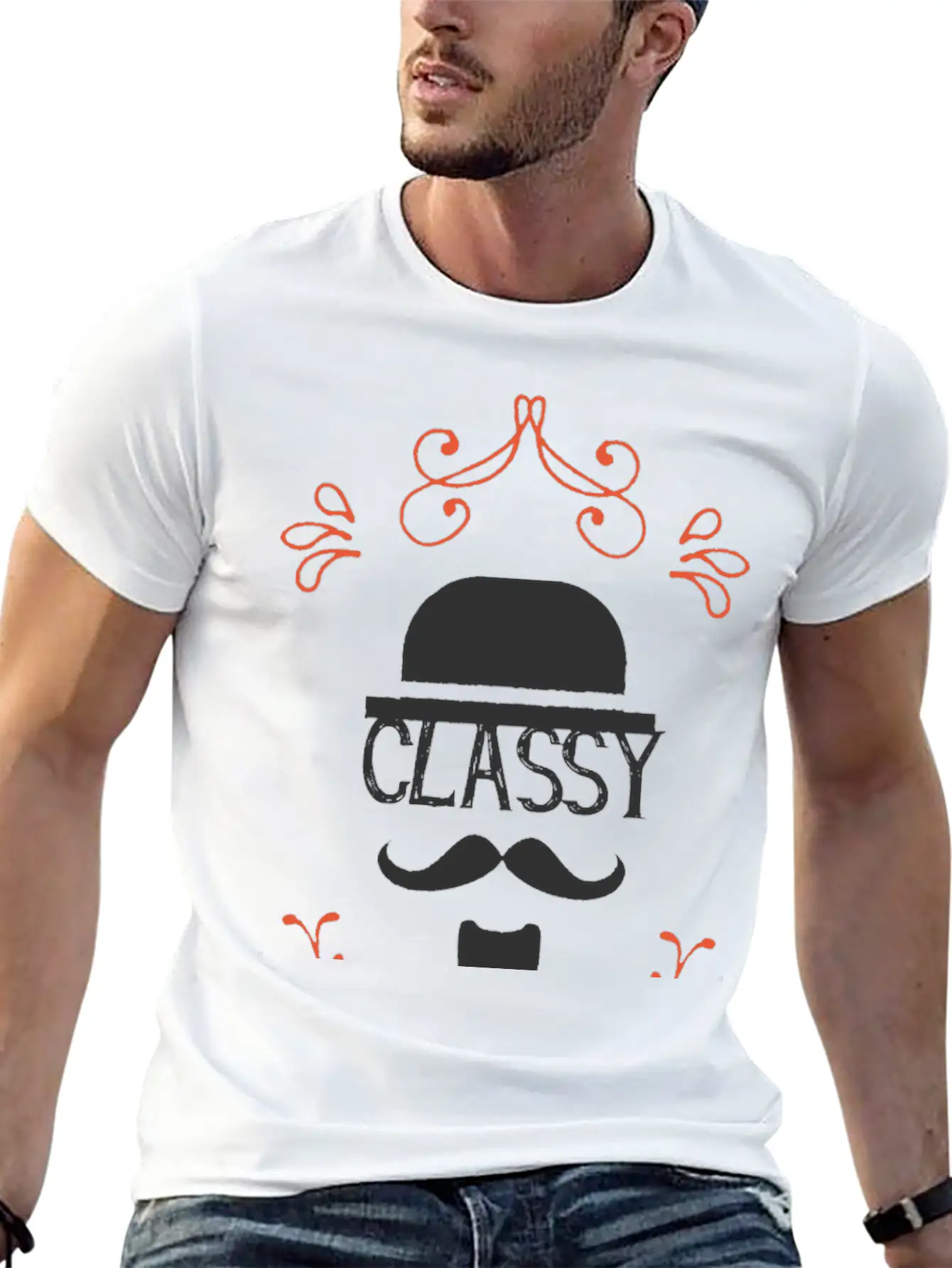 Classy Mustache Timeless Short Sleeve Tee – Comfy And Minimalist Design