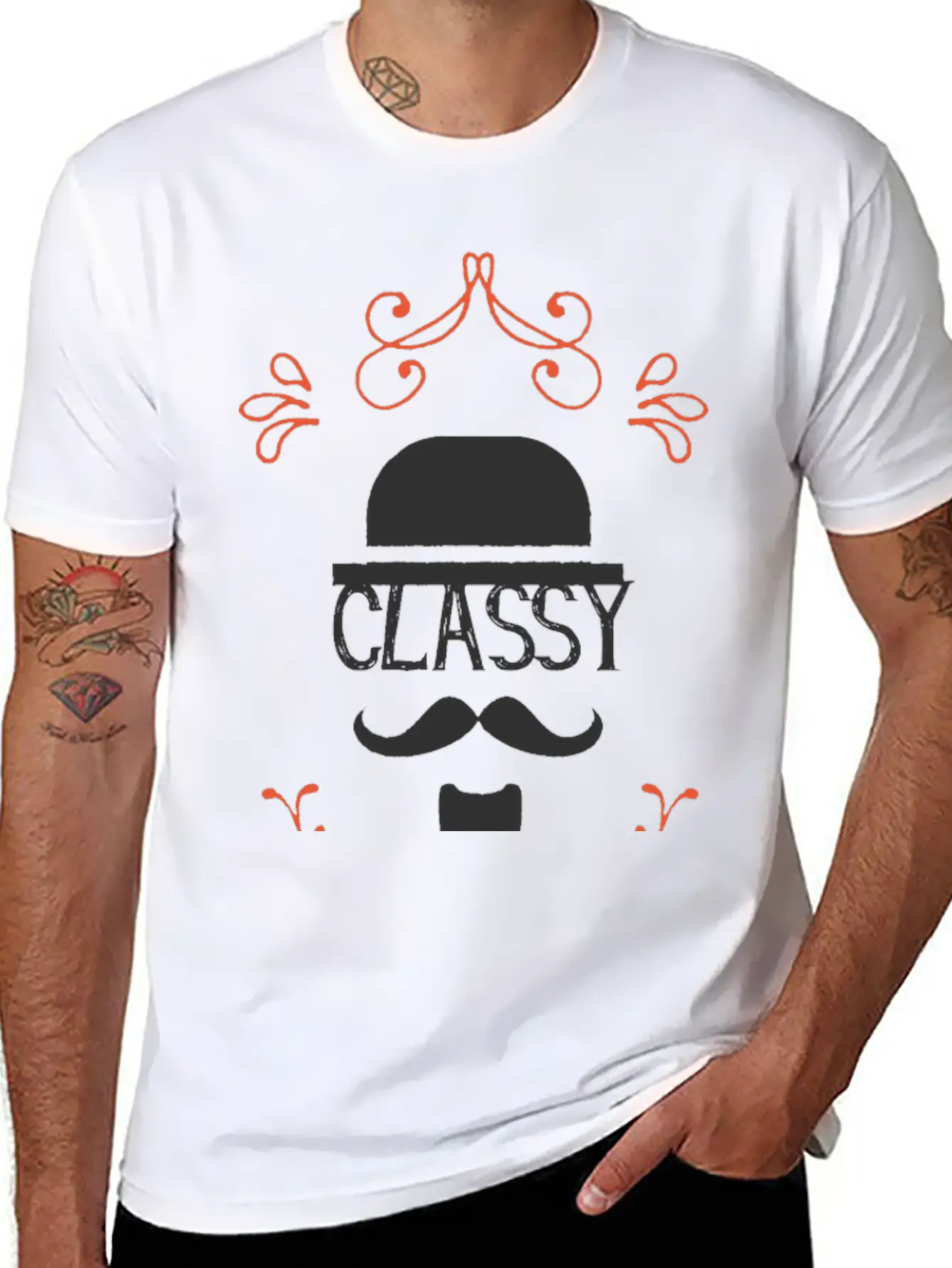 Classy Mustache Timeless Short Sleeve Tee – Comfy And Minimalist Design