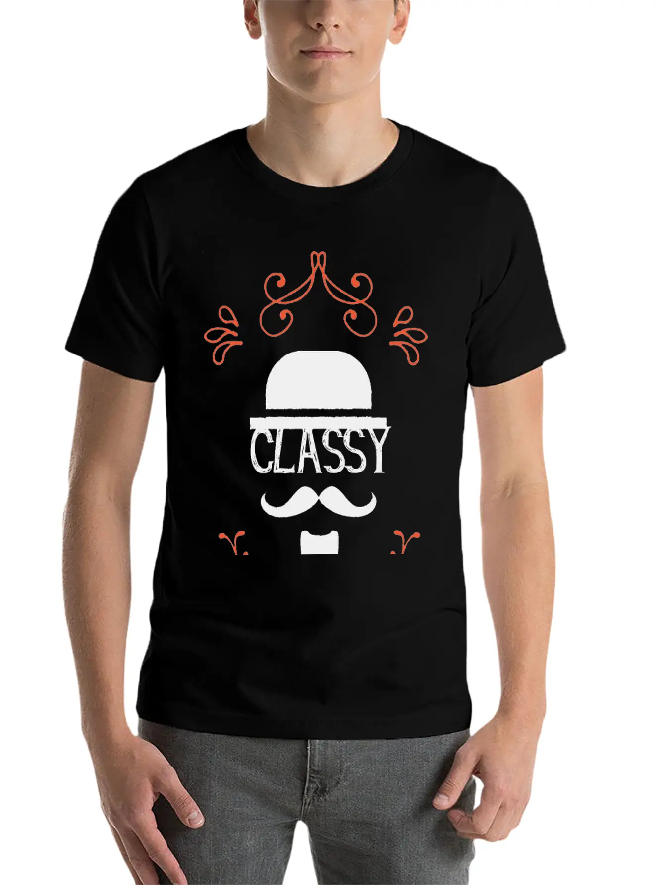 Classy Mustache Timeless Short Sleeve Tee – Comfy And Minimalist Design