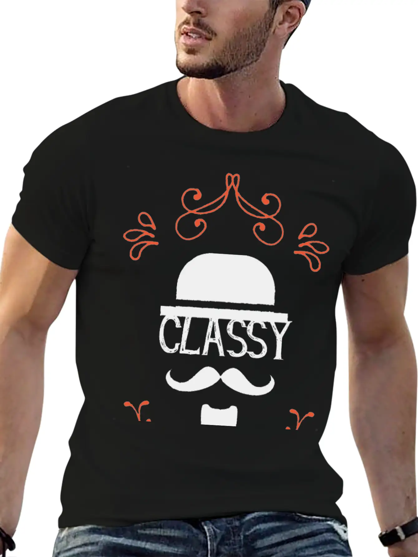 Classy Mustache Timeless Short Sleeve Tee – Comfy And Minimalist Design