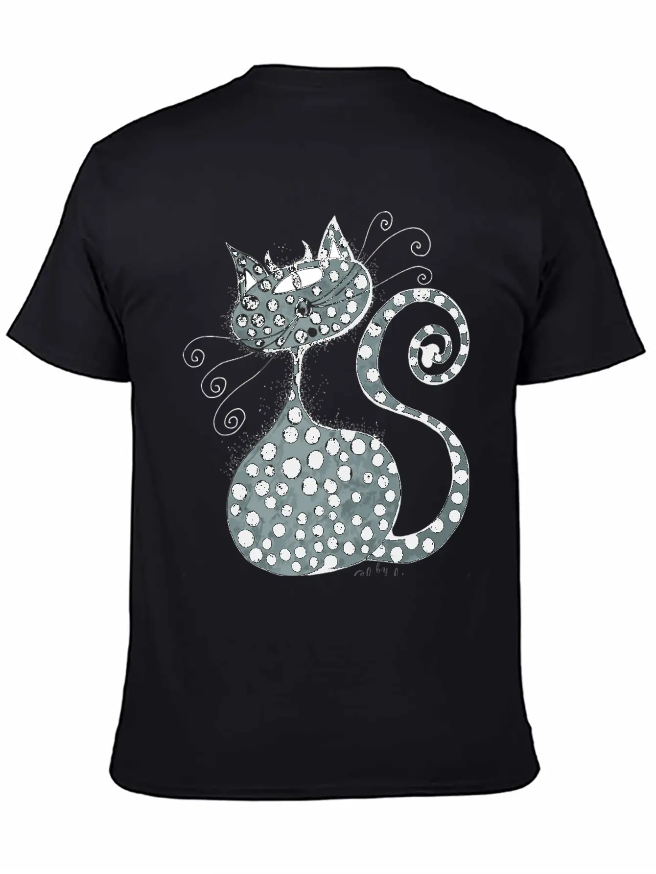 Claudia Worms Cat Stylish Everyday T-Shirt – Unisex Basic Cotton Tee