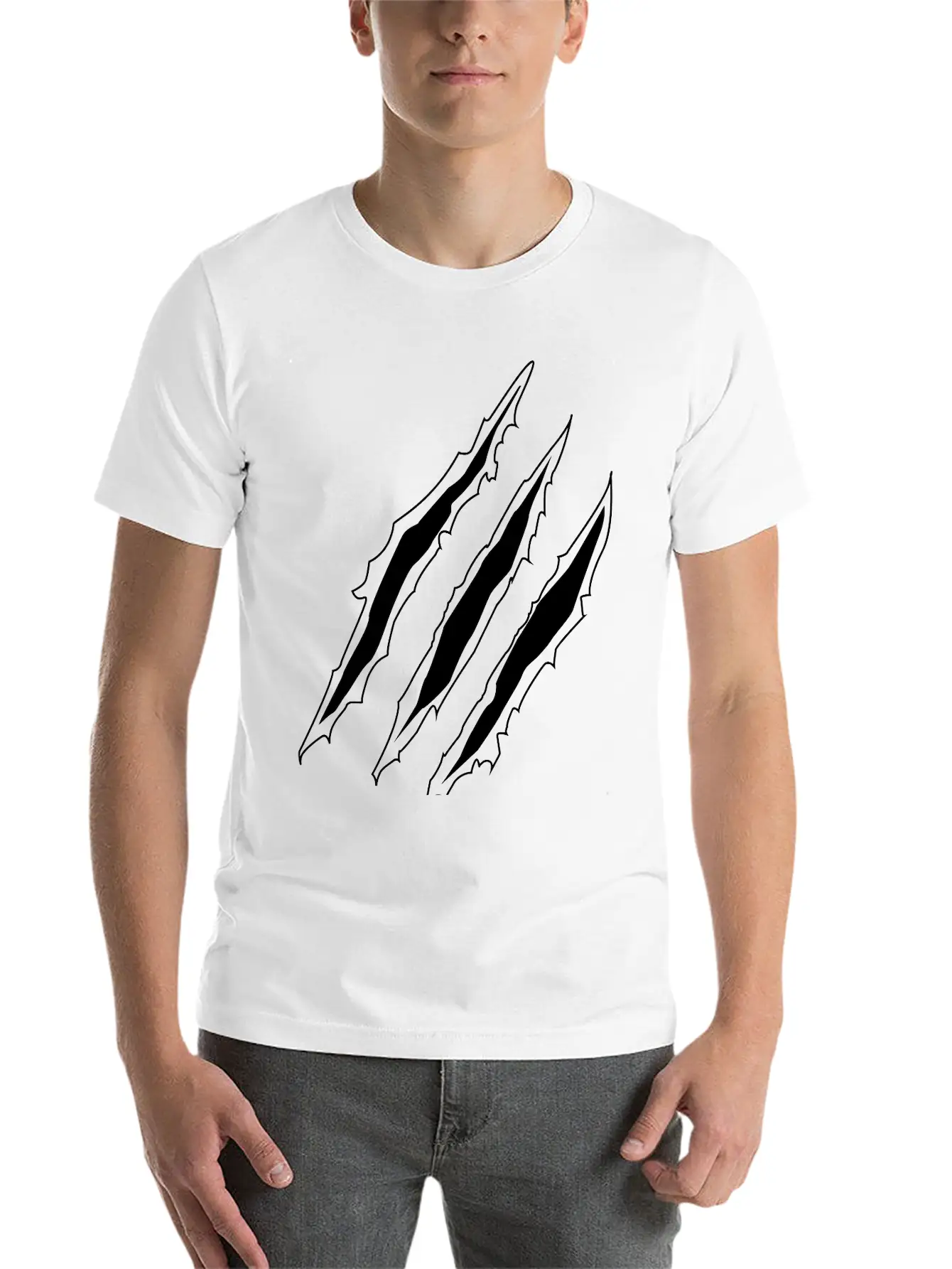 Claw Comfortable Minimalist Graphic Tee – Summer Style Essential