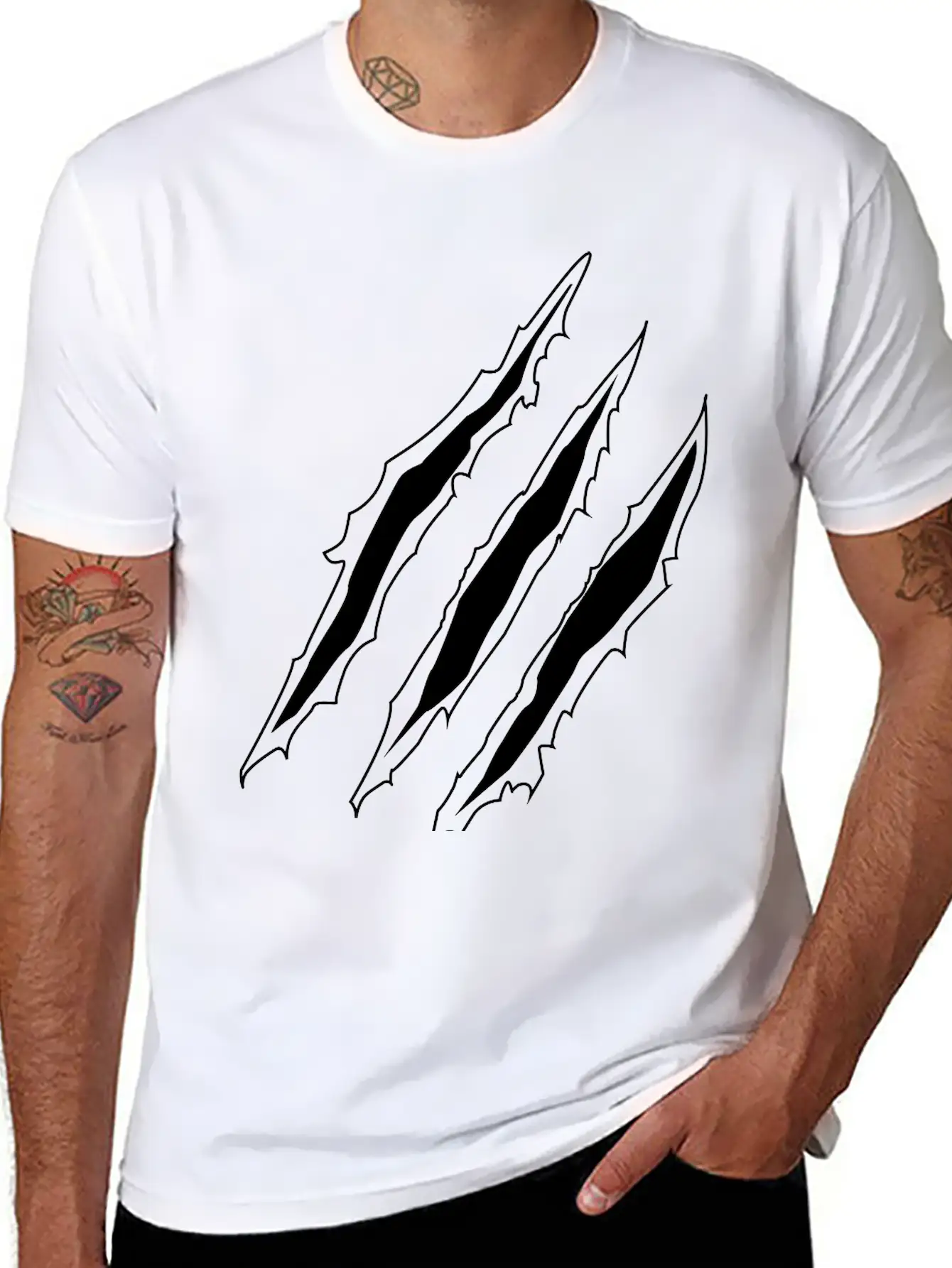 Claw Comfortable Minimalist Graphic Tee – Summer Style Essential